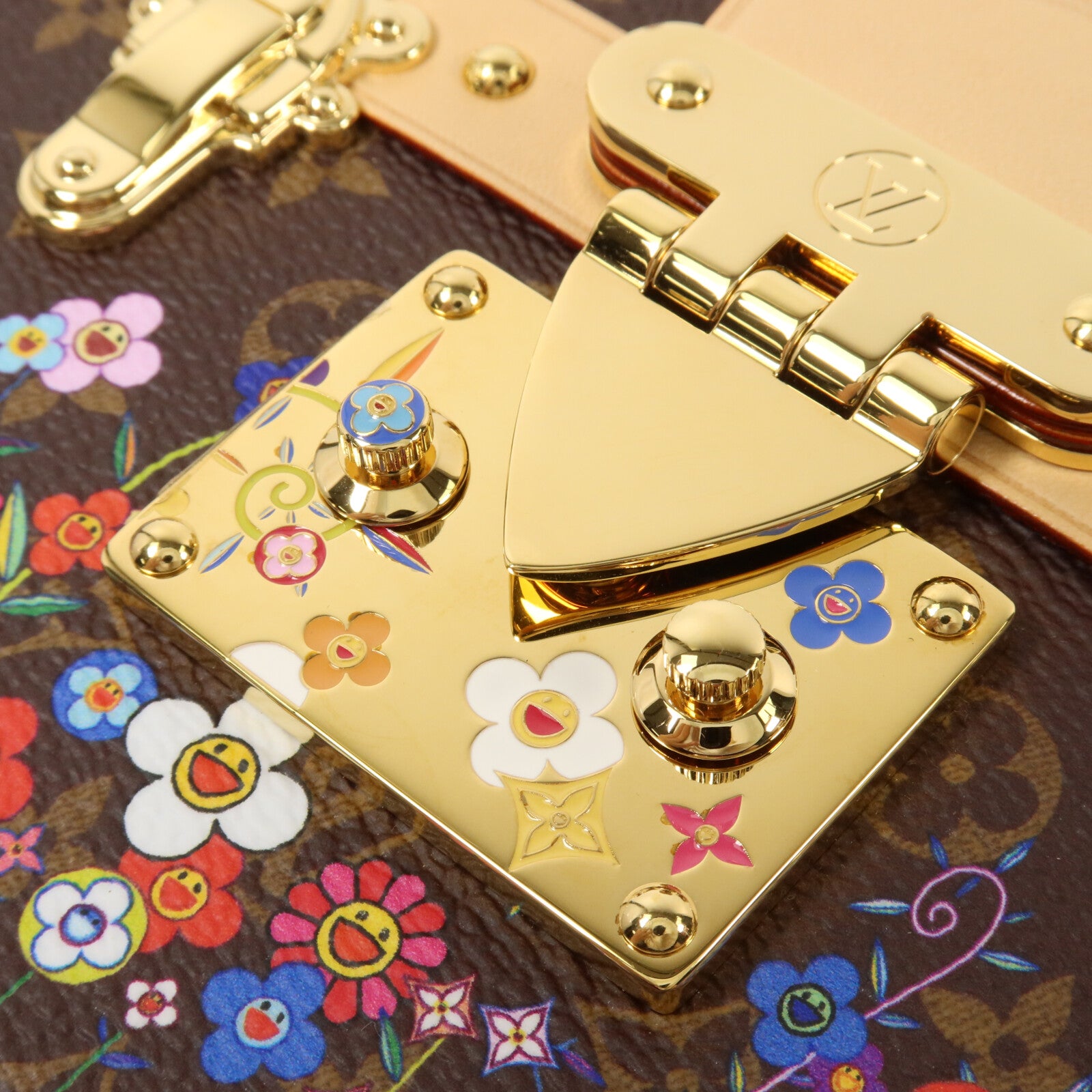 LOUIS VUITTON Monogram LV×TM Petite Malle肩背袋