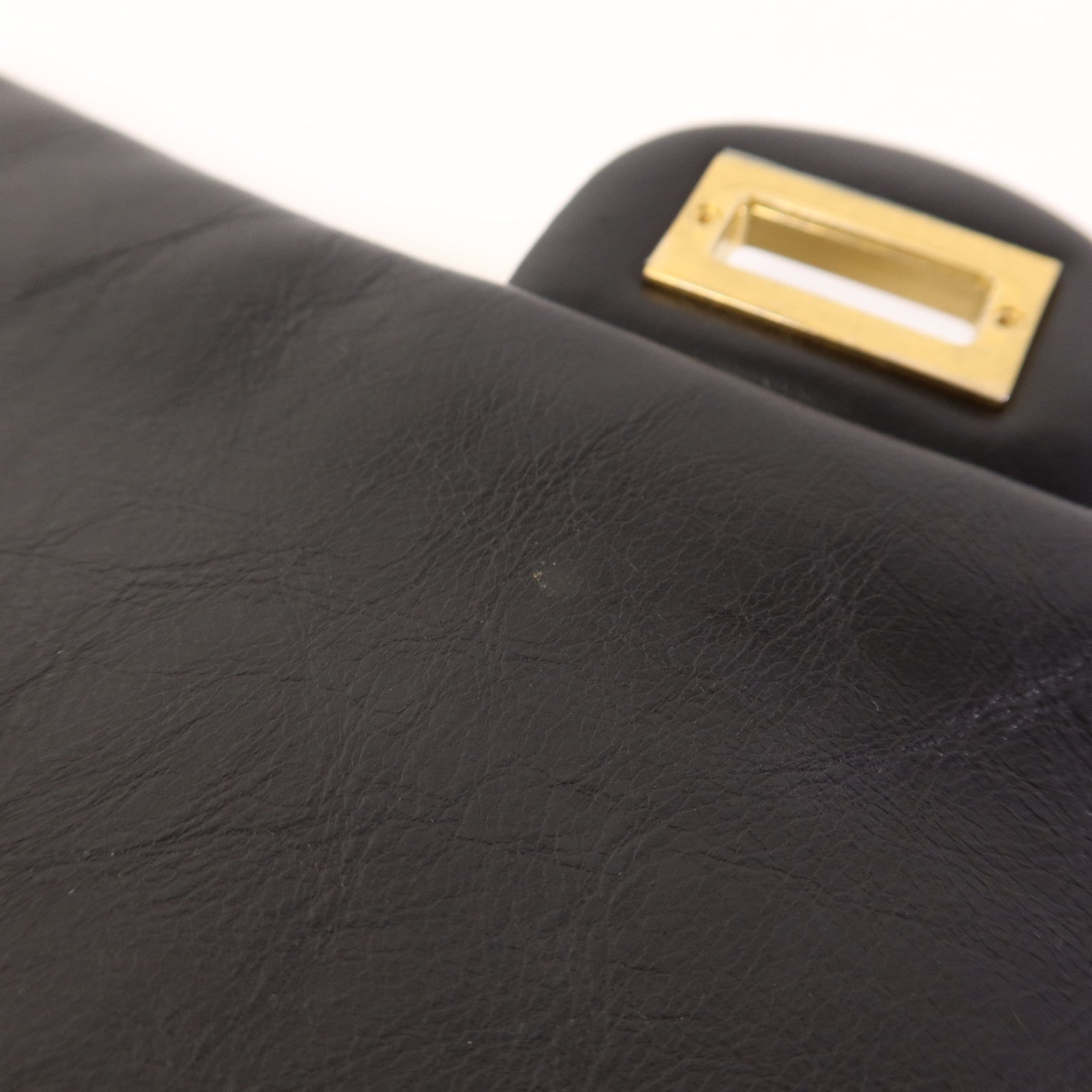 CHANEL 牛皮皮革2.55 Large金扣鏈帶肩背袋