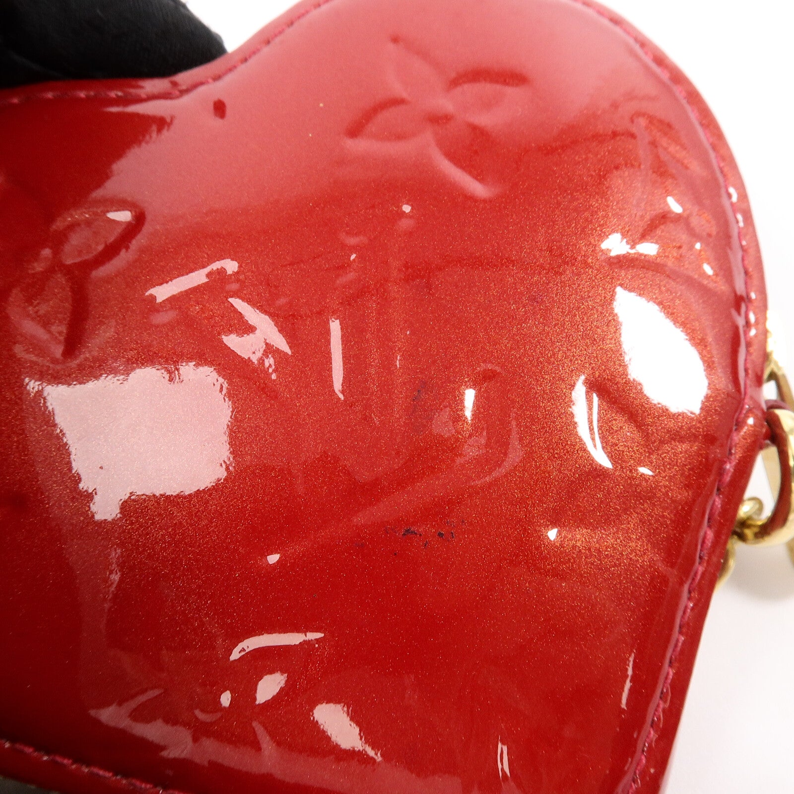 LOUIS VUITTON Monogram Vernis Coeur Coin Purse零錢包