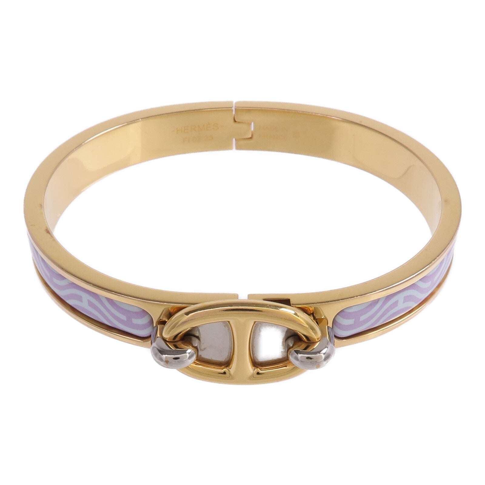 HERMES 金屬/琺瑯Mini Clic Chaine d'Ancre Bracelet手鐲