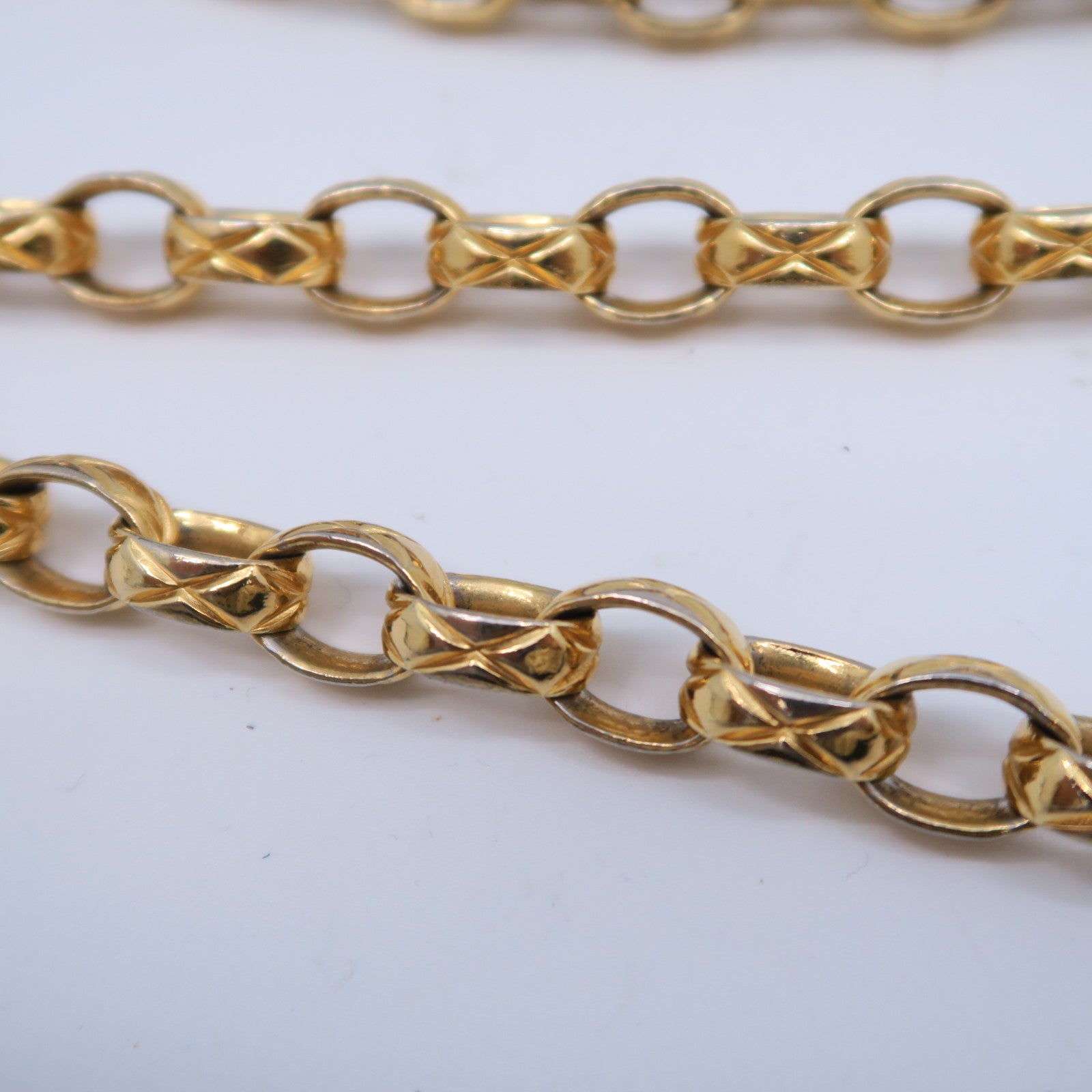 CHANEL 菱格羊皮皮革Chain Shoulder Bag金扣肩背袋黑色
