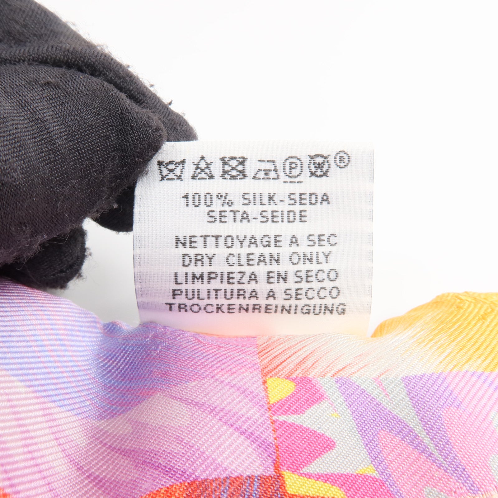 HERMES 絲質Marbie Silk Twilly絲巾