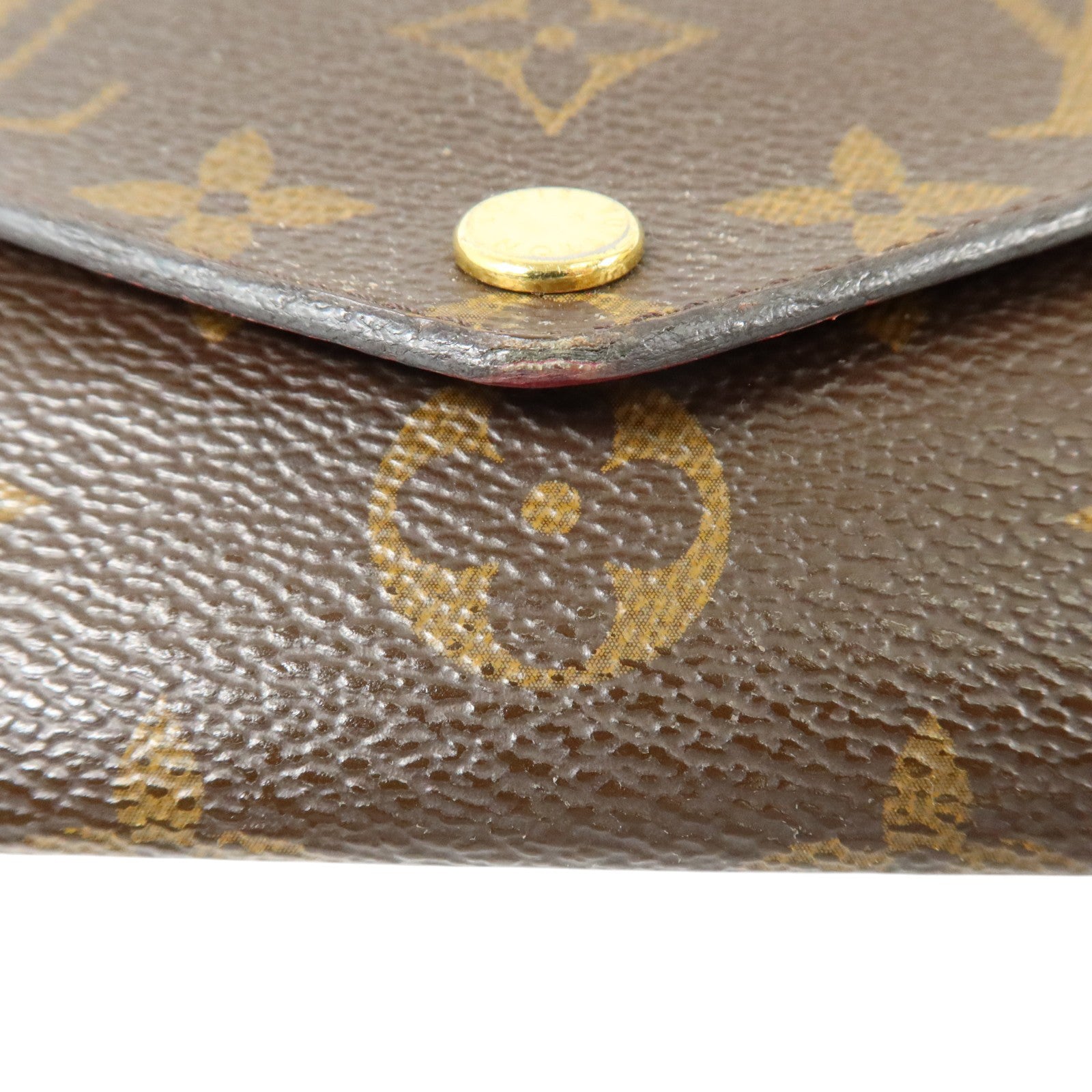 LOUIS VUITTON Monogram Jeanne Wallet金扣長錢包