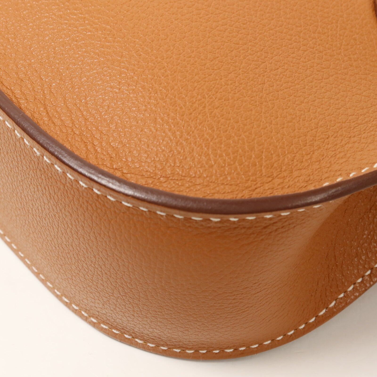 HERMES Evercolor皮革Mini Jypsiere肩背袋Gold