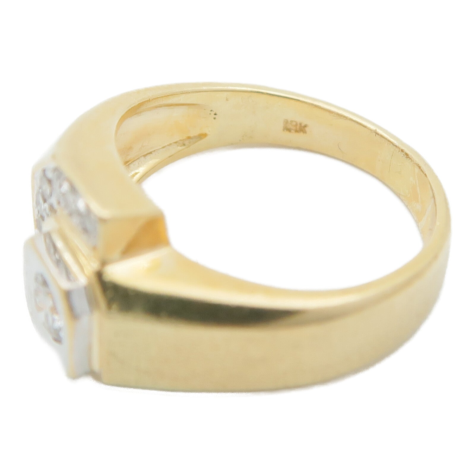 JEWELRY 18K黃金/白金Diamond Ring鑽石戒指US#5.5