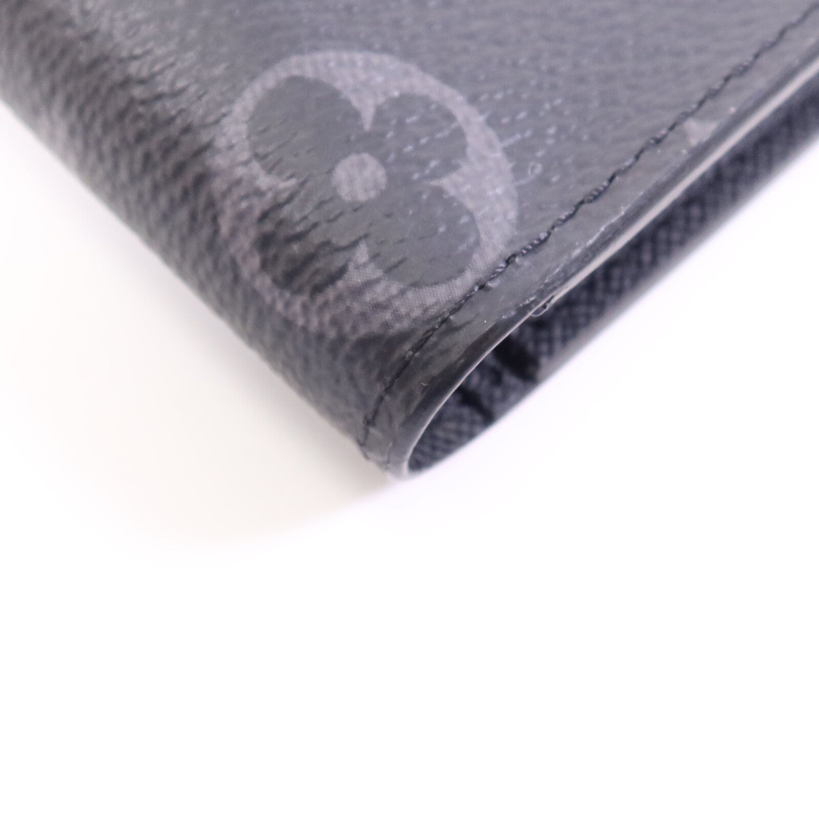 LOUIS VUITTON Monogram Eclipse Brazza Wallet銀扣長錢包