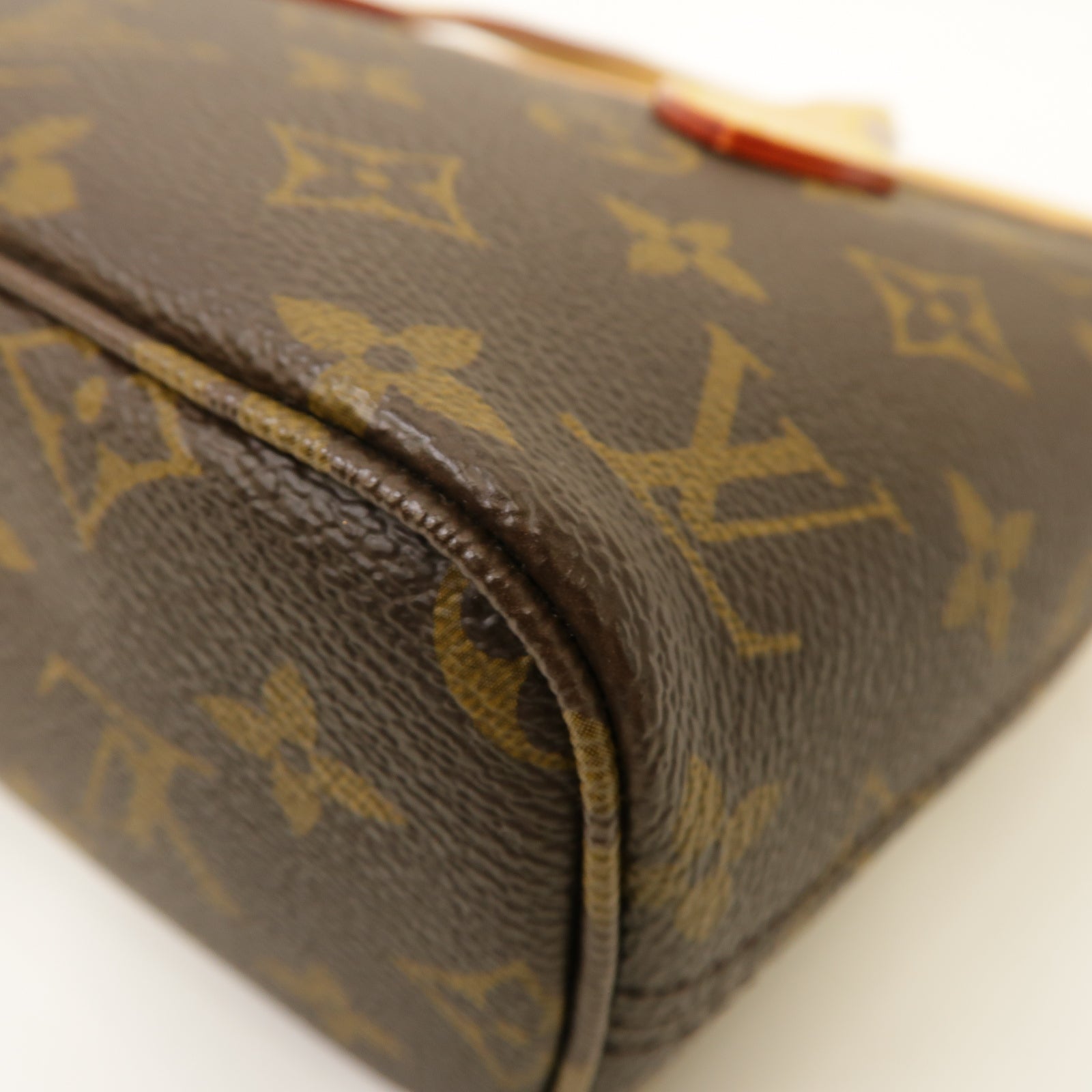 LOUIS VUITTON Monogram Neverfull BB 2 Way Shoulder Bag金扣手挽肩背兩用袋啡色