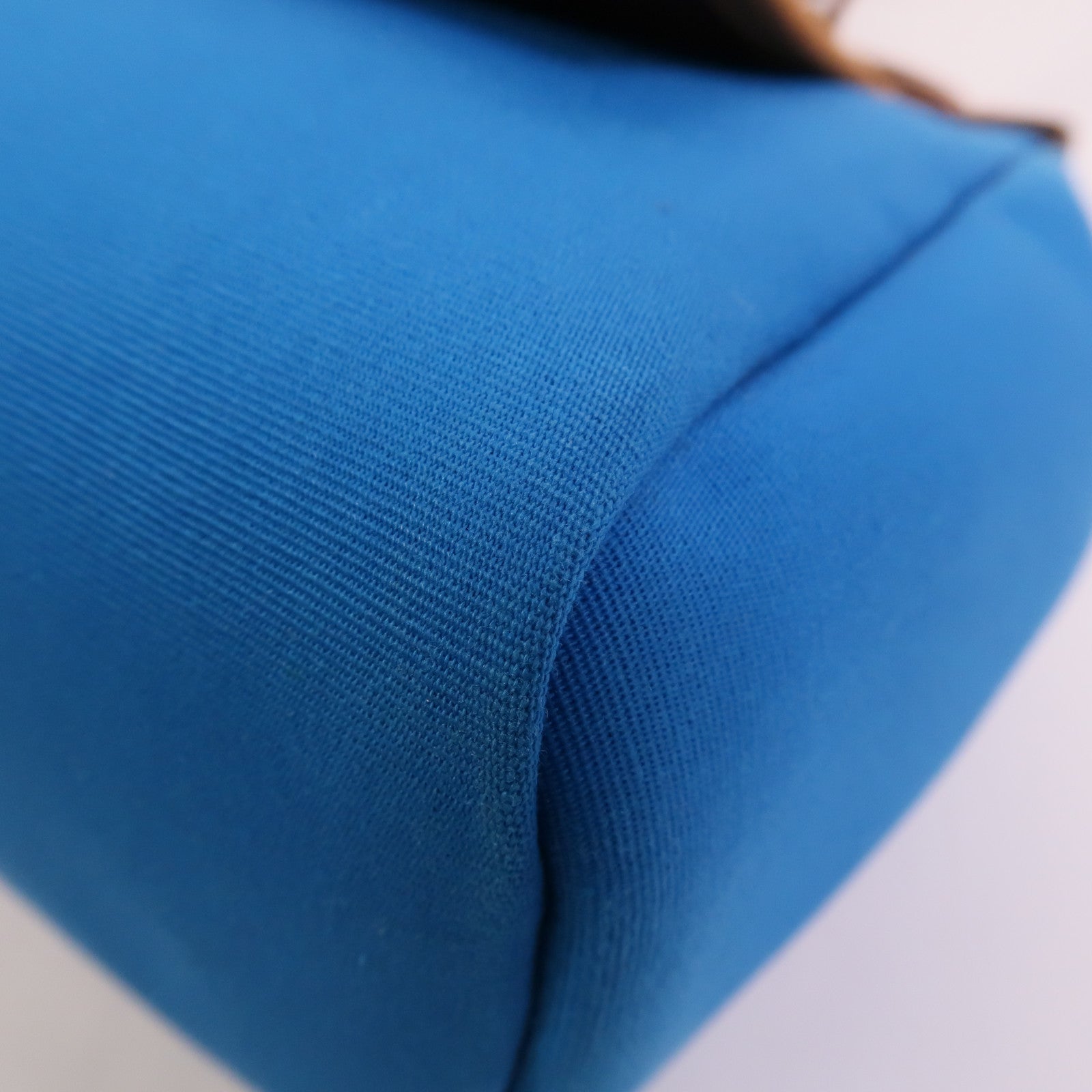 HERMES 【激減優惠】帆布Herbag PM手挽肩背兩用袋Bleu Izmir/Ruby