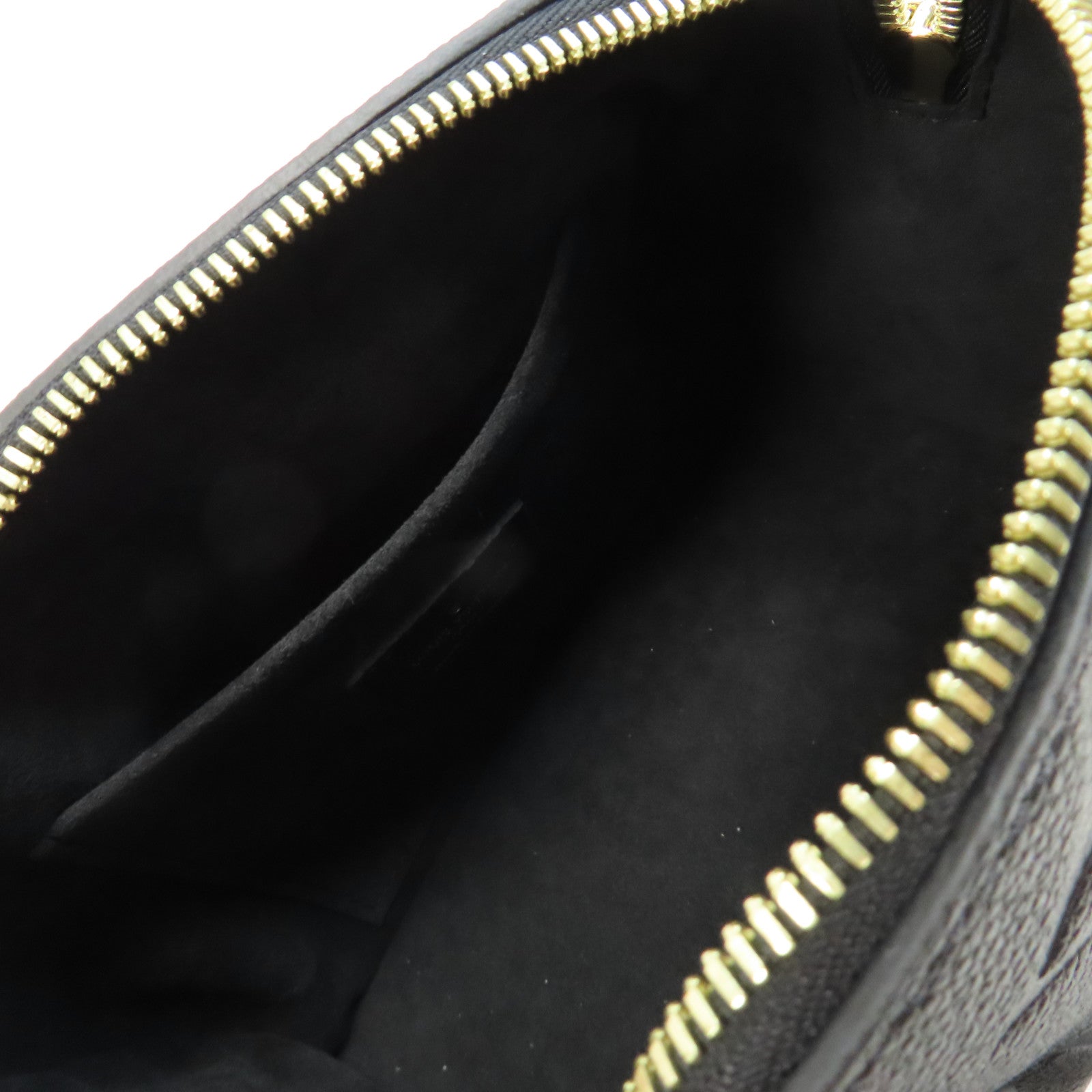 LOUIS VUITTON Monogram Empreinte Speedy Bandouliere 20金釦手挽肩背兩用袋黑色