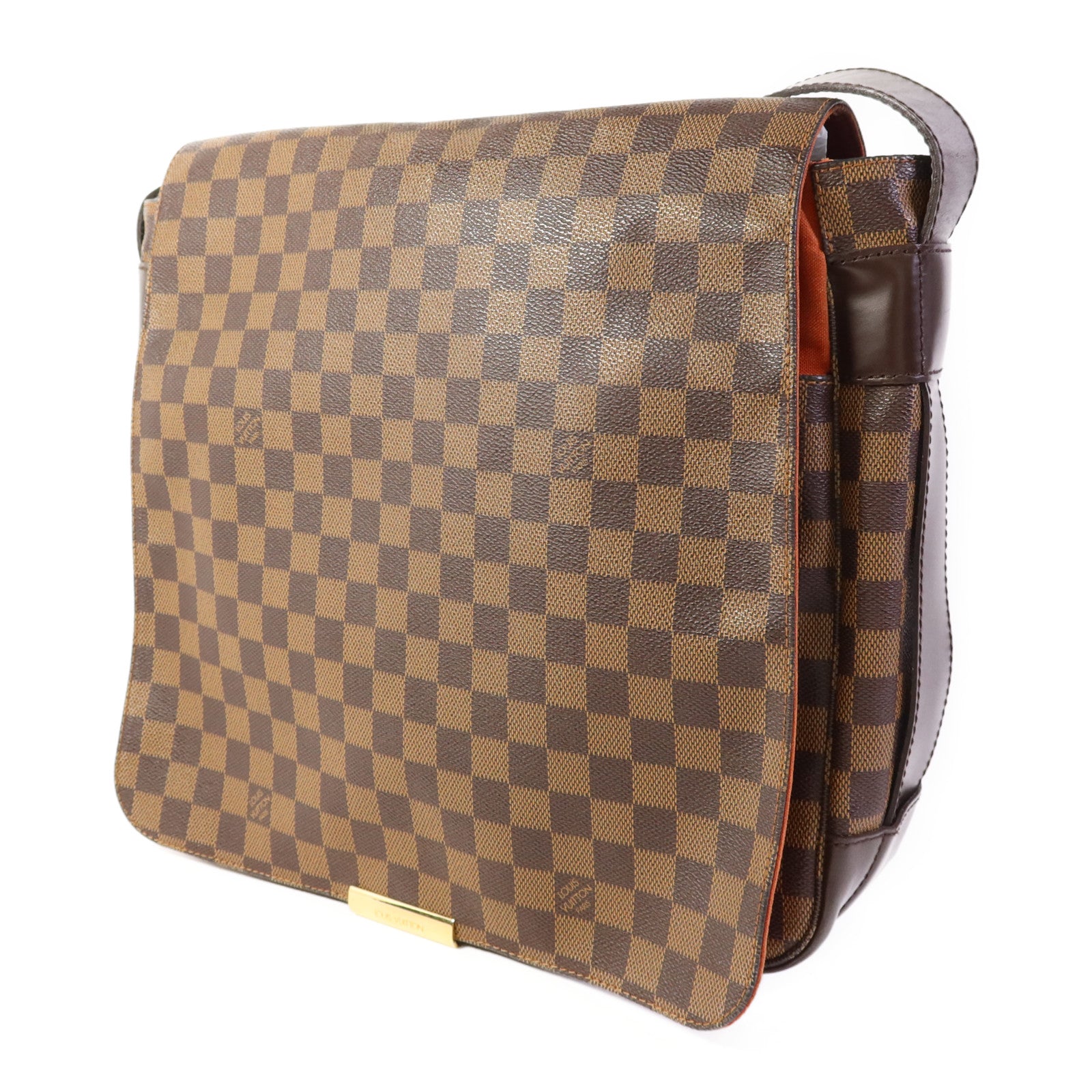 LOUIS VUITTON Damier Bastille金扣肩背袋
