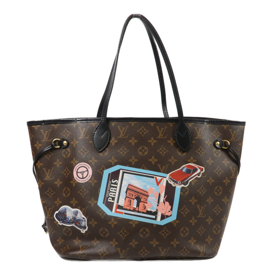 LOUIS VUITTON Monogram World Tour Neverfull MM手挽袋