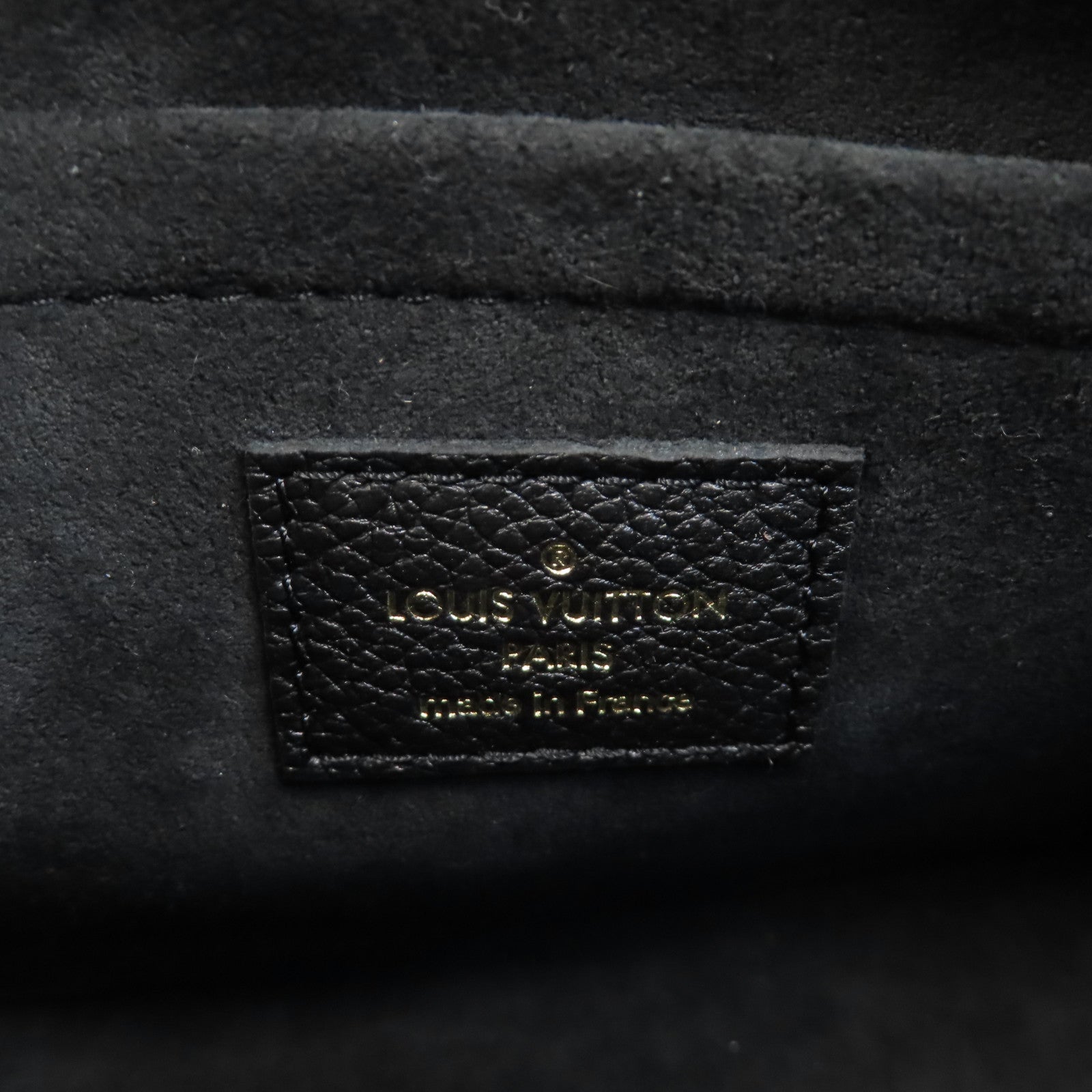 LOUIS VUITTON Monogram Empreinte Speedy Bandouliere 20金釦手挽肩背兩用袋黑色