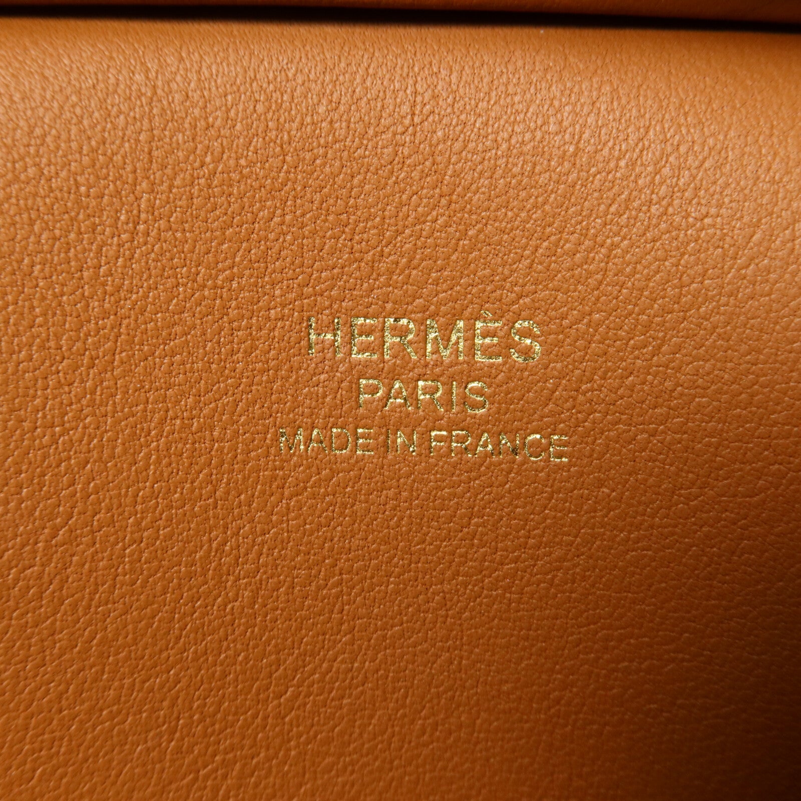 HERMES Evercolor皮革Mini Jypsiere肩背袋Gold