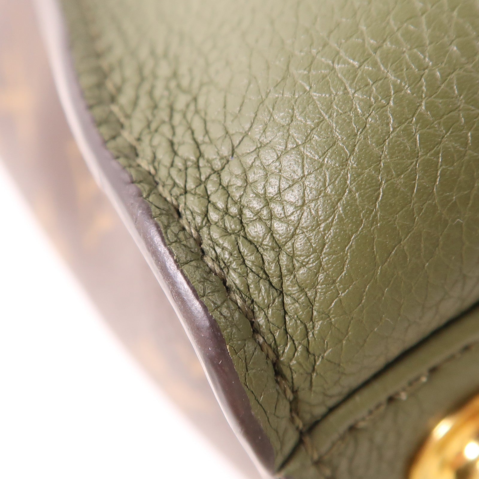 LOUIS VUITTON 牛皮皮革On My Side MM金扣手挽肩背兩用袋