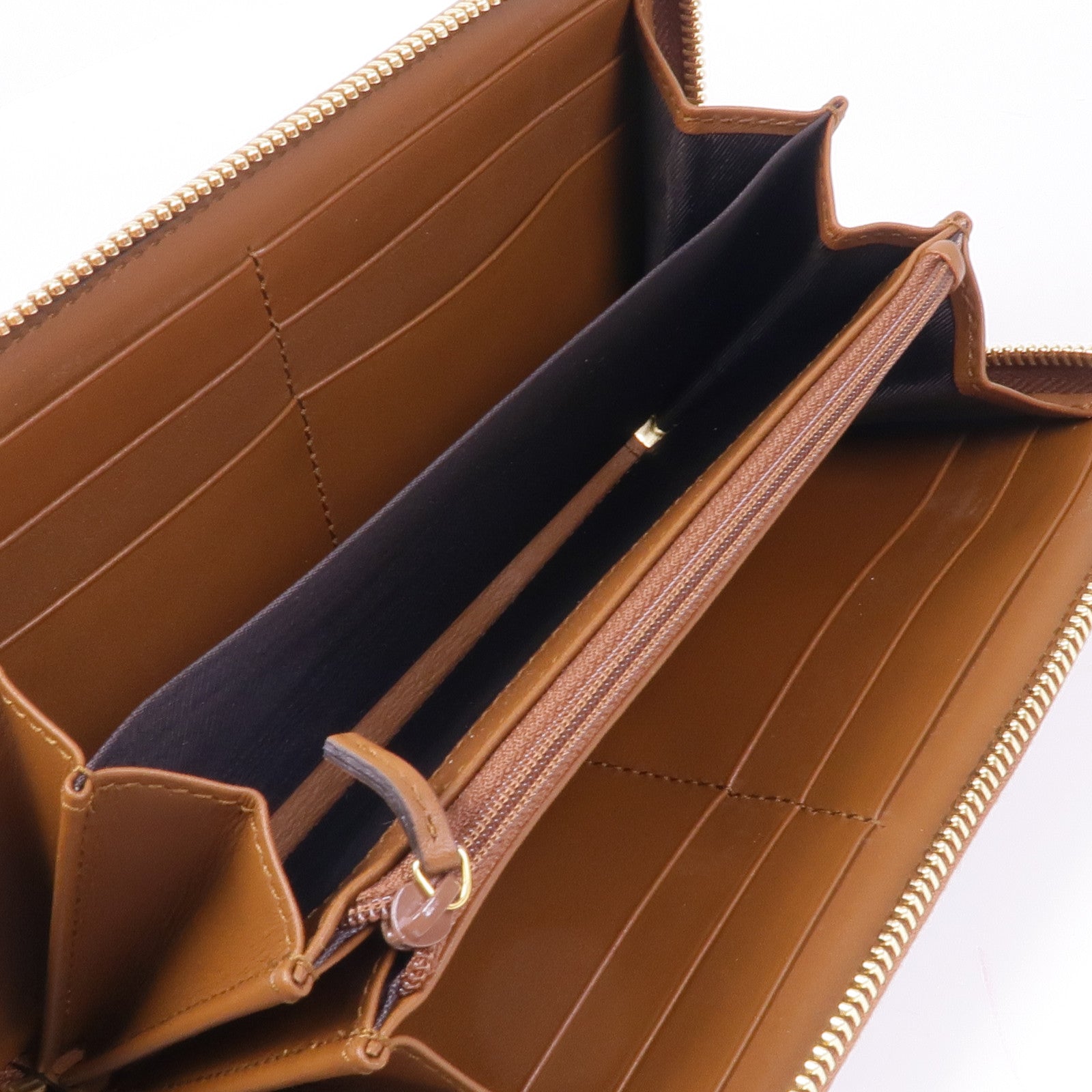 GUCCI 塗層帆布Long Wallet金扣長錢包