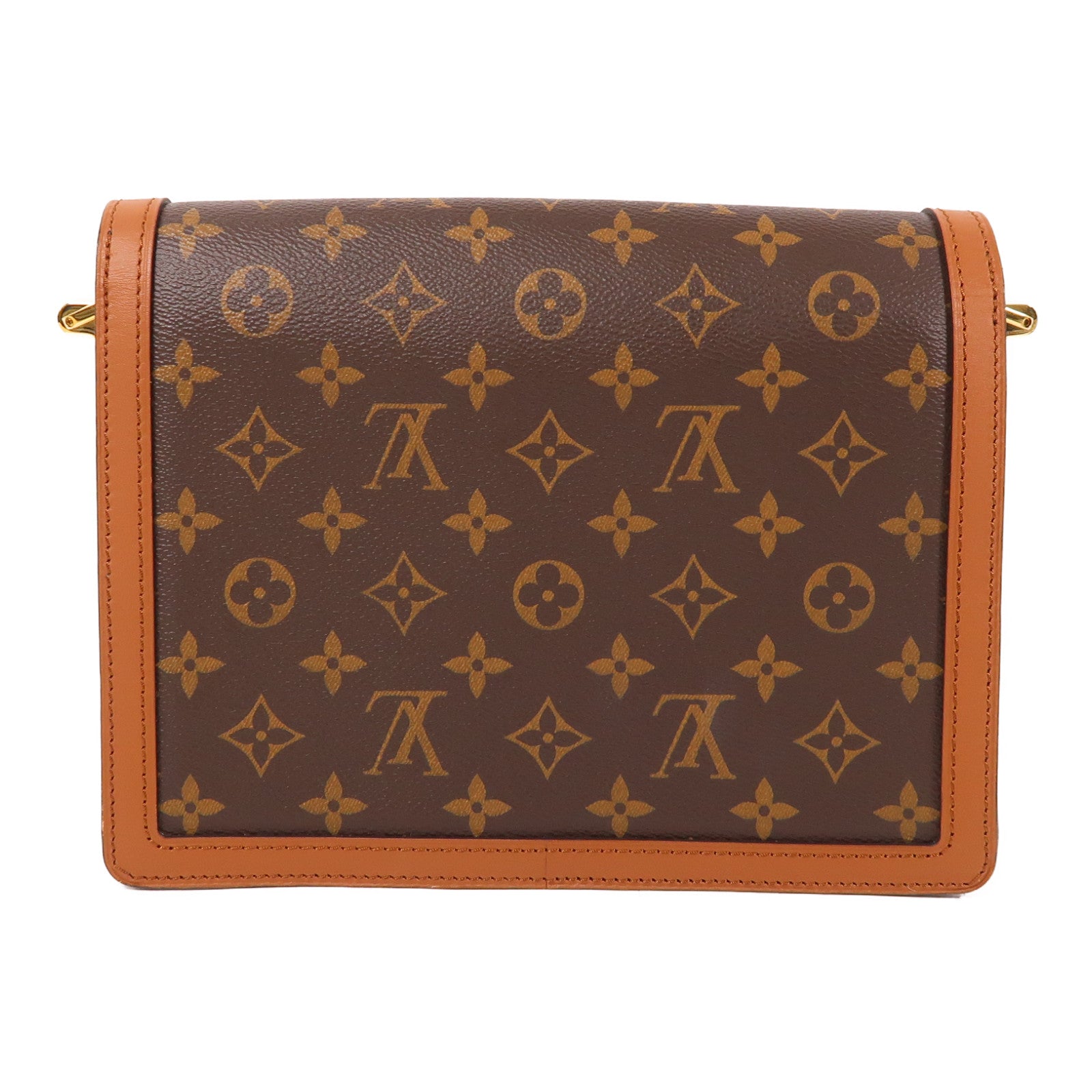 LOUIS VUITTON【激減優惠】 Monogram/Monogram Reverse Dauphine MM金扣手挽肩背兩用袋棕色