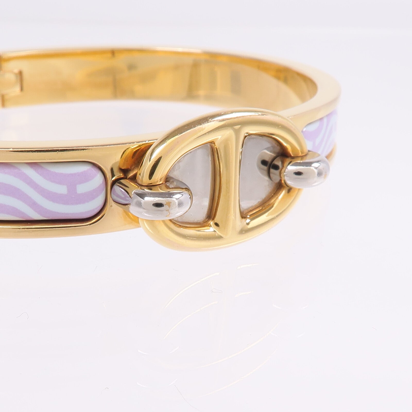 HERMES 金屬/琺瑯Mini Clic Chaine d'Ancre Bracelet手鐲