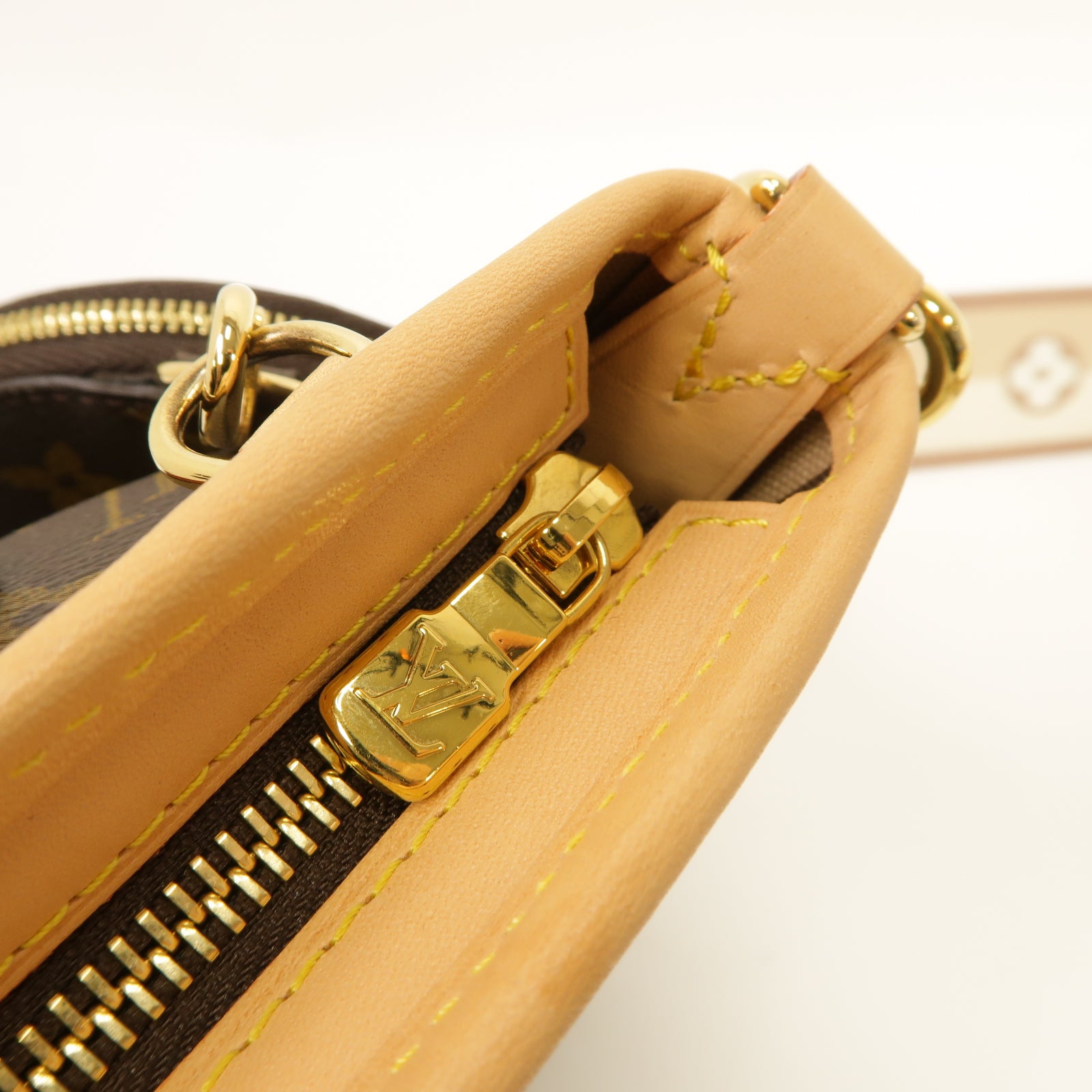 LOUIS VUITTON Monogram Neverfull BB 2 Way Shoulder Bag金扣手挽肩背兩用袋啡色