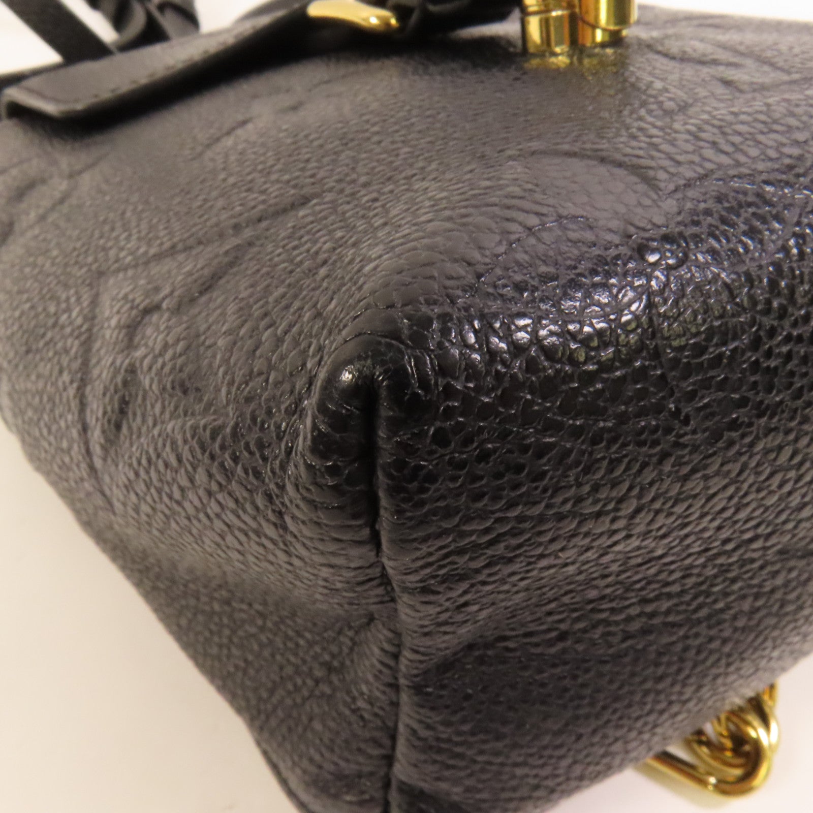 LOUIS VUITTON Monogram Empreinte Tiny Backpack金扣背包