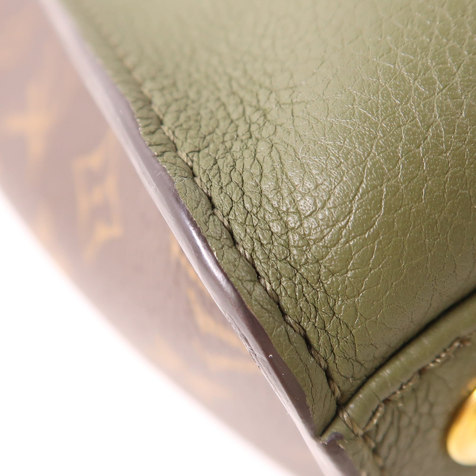LOUIS VUITTON 牛皮皮革On My Side MM金扣手挽肩背兩用袋