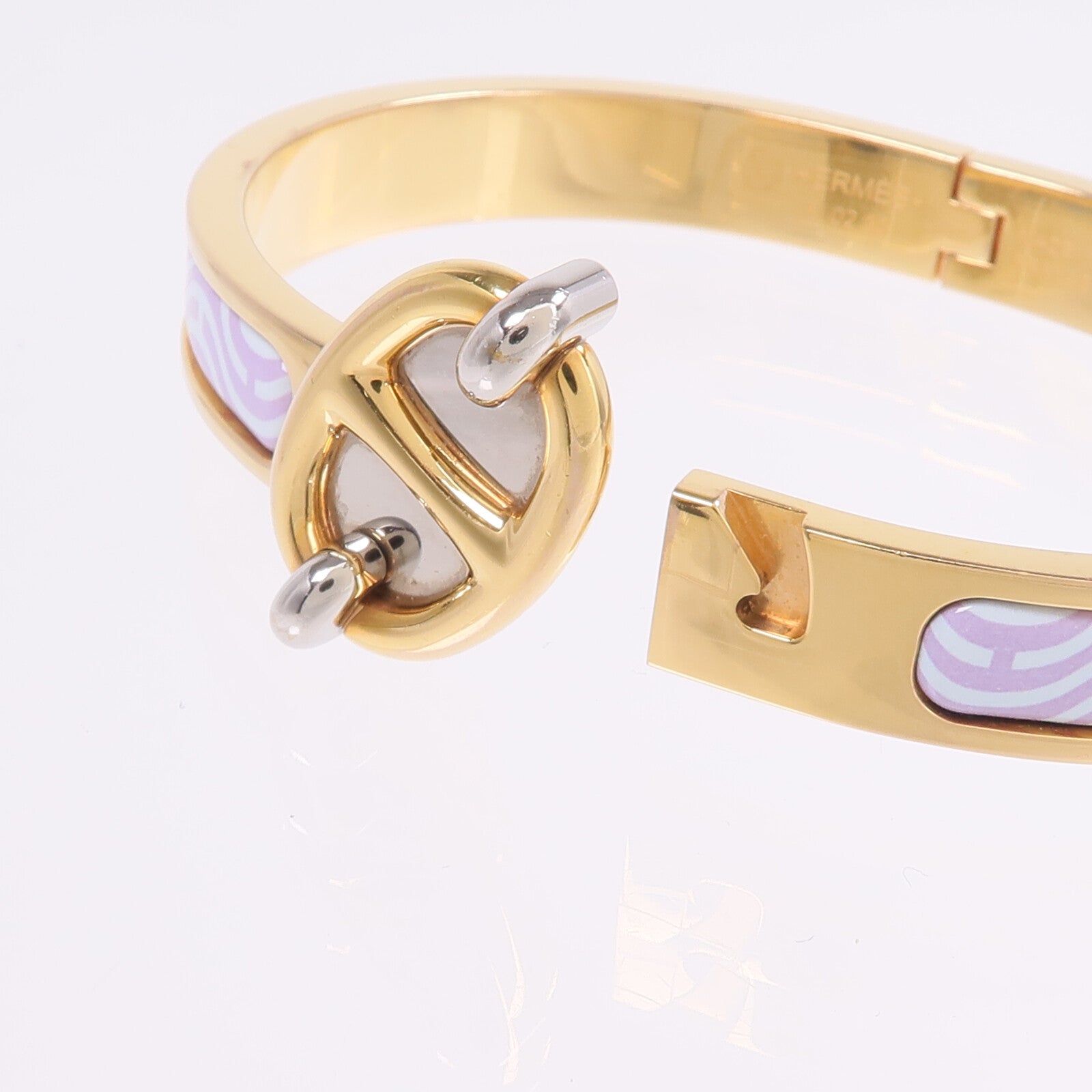 HERMES 金屬/琺瑯Mini Clic Chaine d'Ancre Bracelet手鐲
