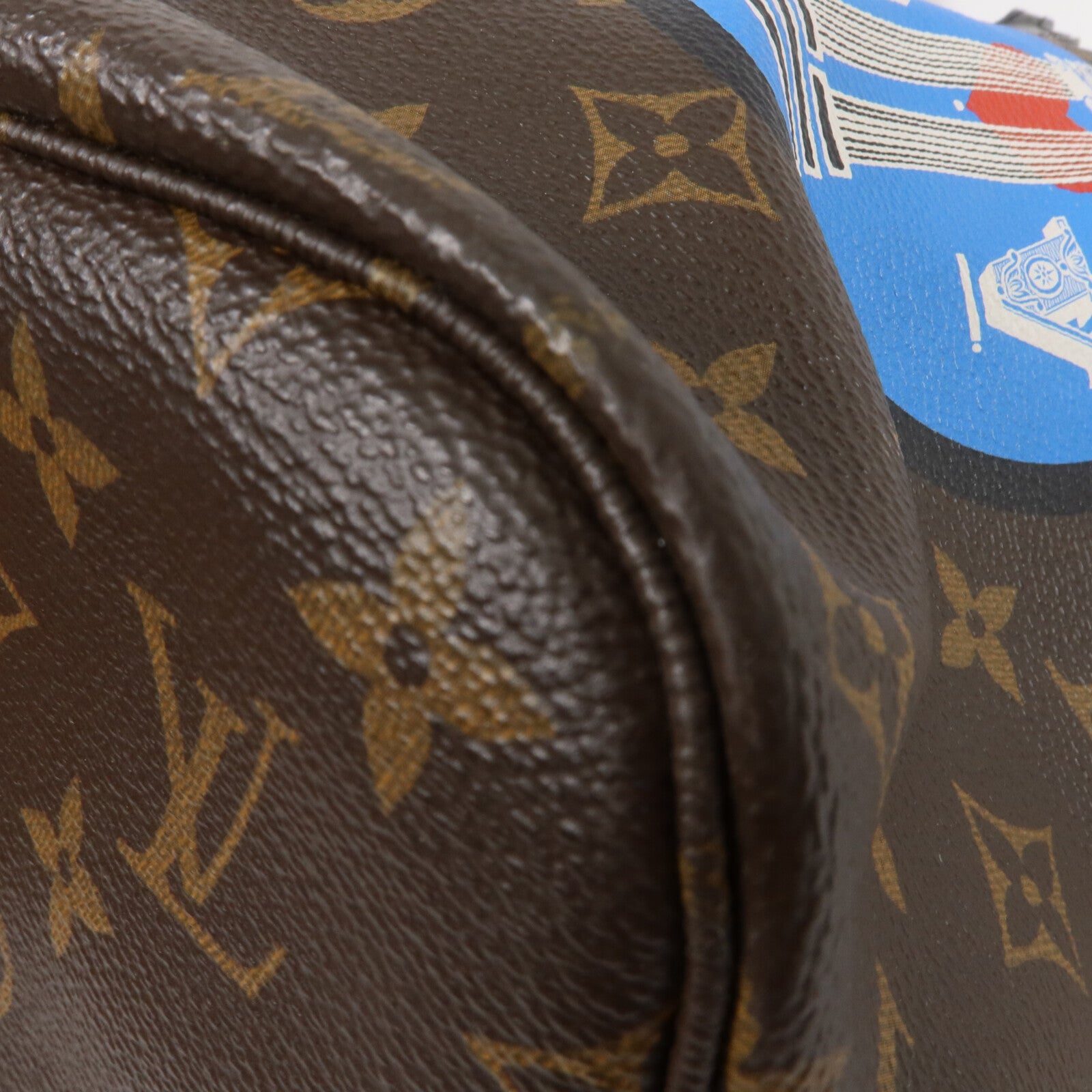 LOUIS VUITTON Monogram World Tour Neverfull MM手挽袋