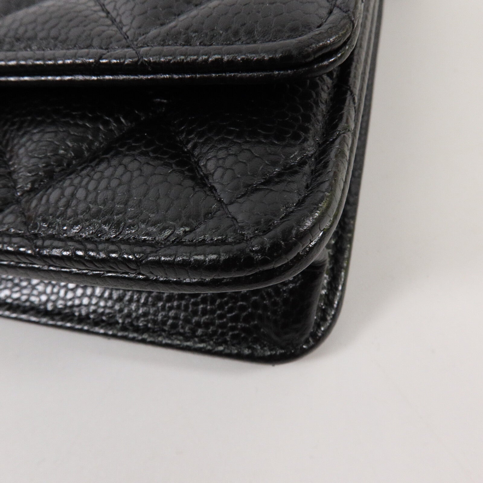 CHANEL 牛皮皮革WOC Wallet On Chain鏈帶肩背袋