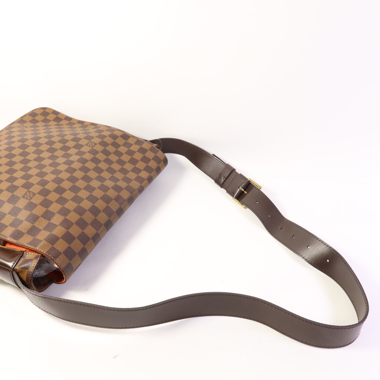 LOUIS VUITTON Damier Bastille金扣肩背袋