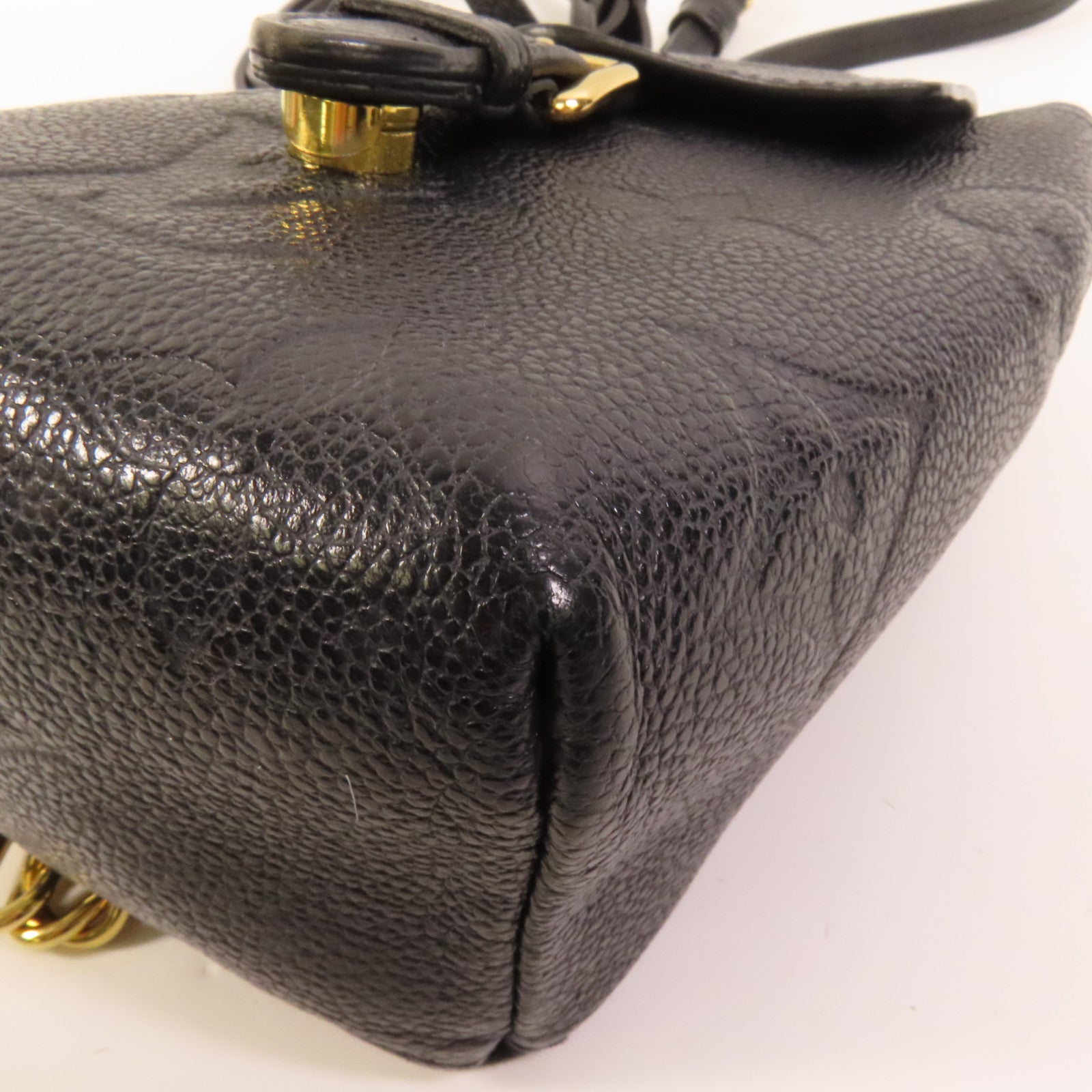 LOUIS VUITTON Monogram Empreinte Tiny Backpack金扣背包