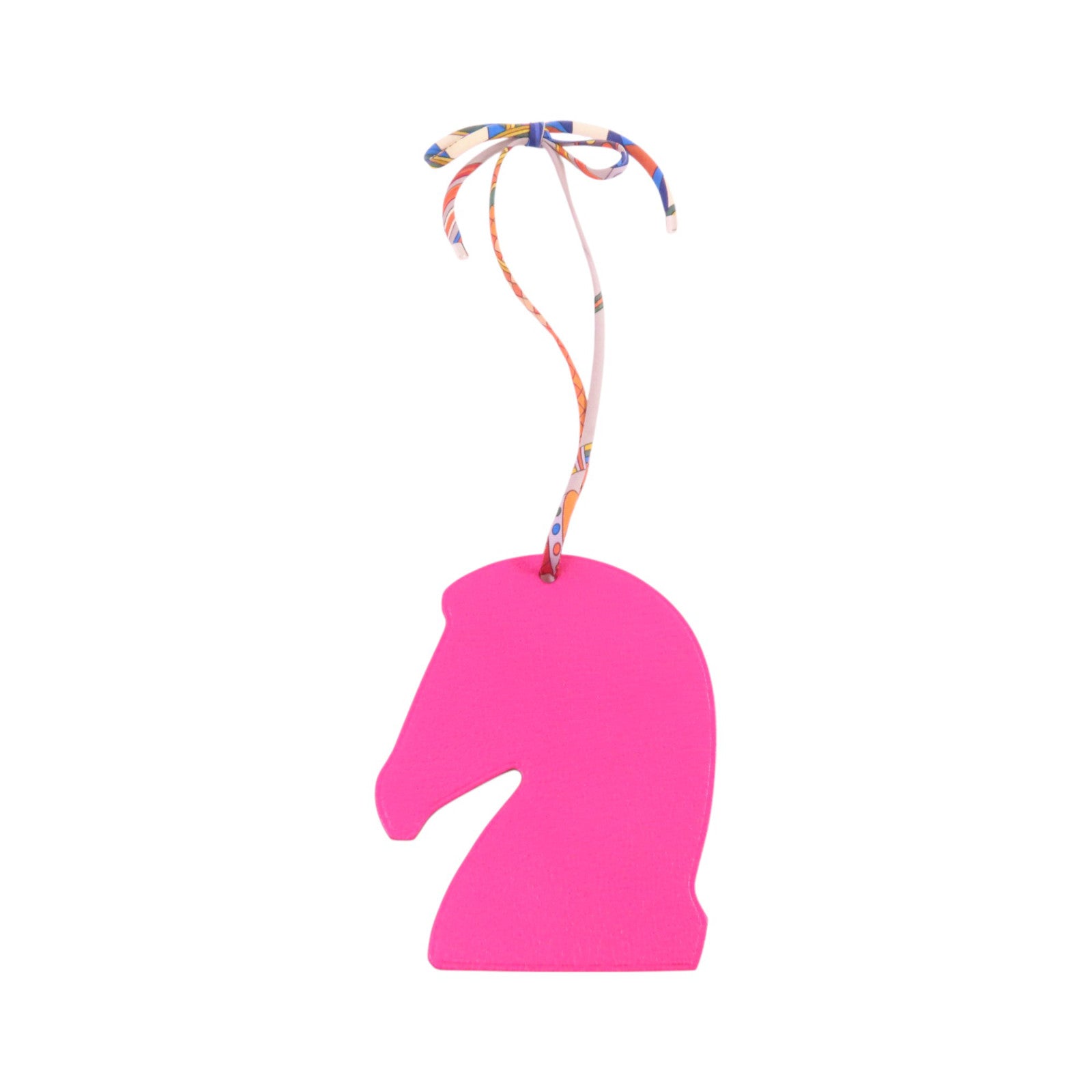 HERMES Chevre皮革Samarcande Horse Charm掛飾