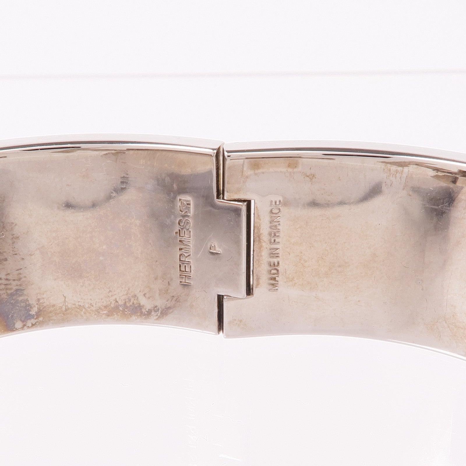 HERMES 琺瑯/金屬Clic-Clac H手鐲