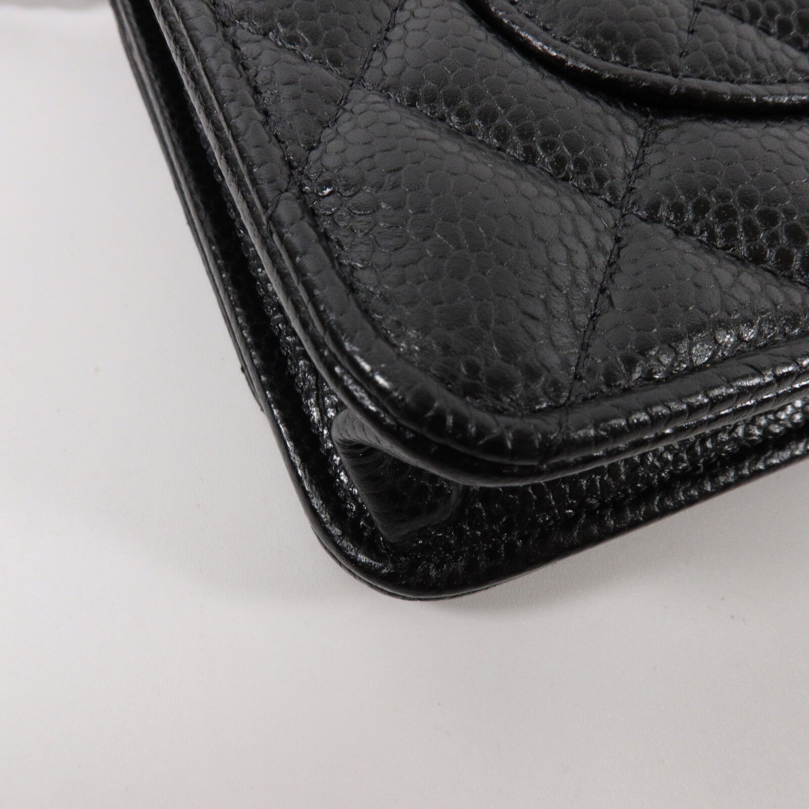 CHANEL 牛皮皮革WOC Wallet On Chain鏈帶肩背袋