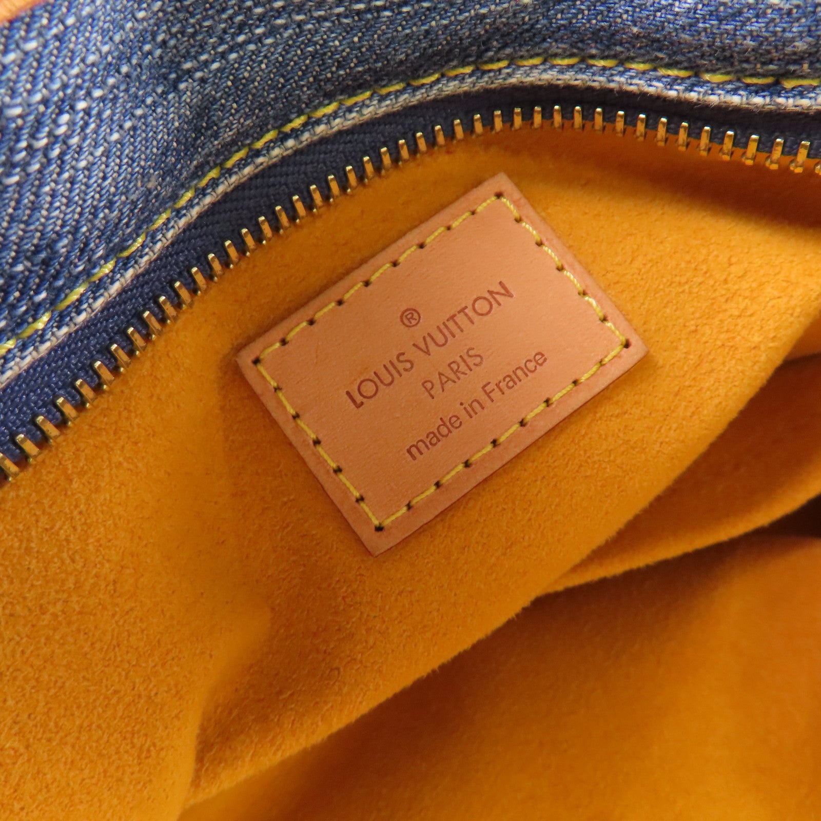 LOUIS VUITTON Monogram Denim Neo Cabby MM 2Way Shoulder Bag金扣手挽肩背兩用袋藍色