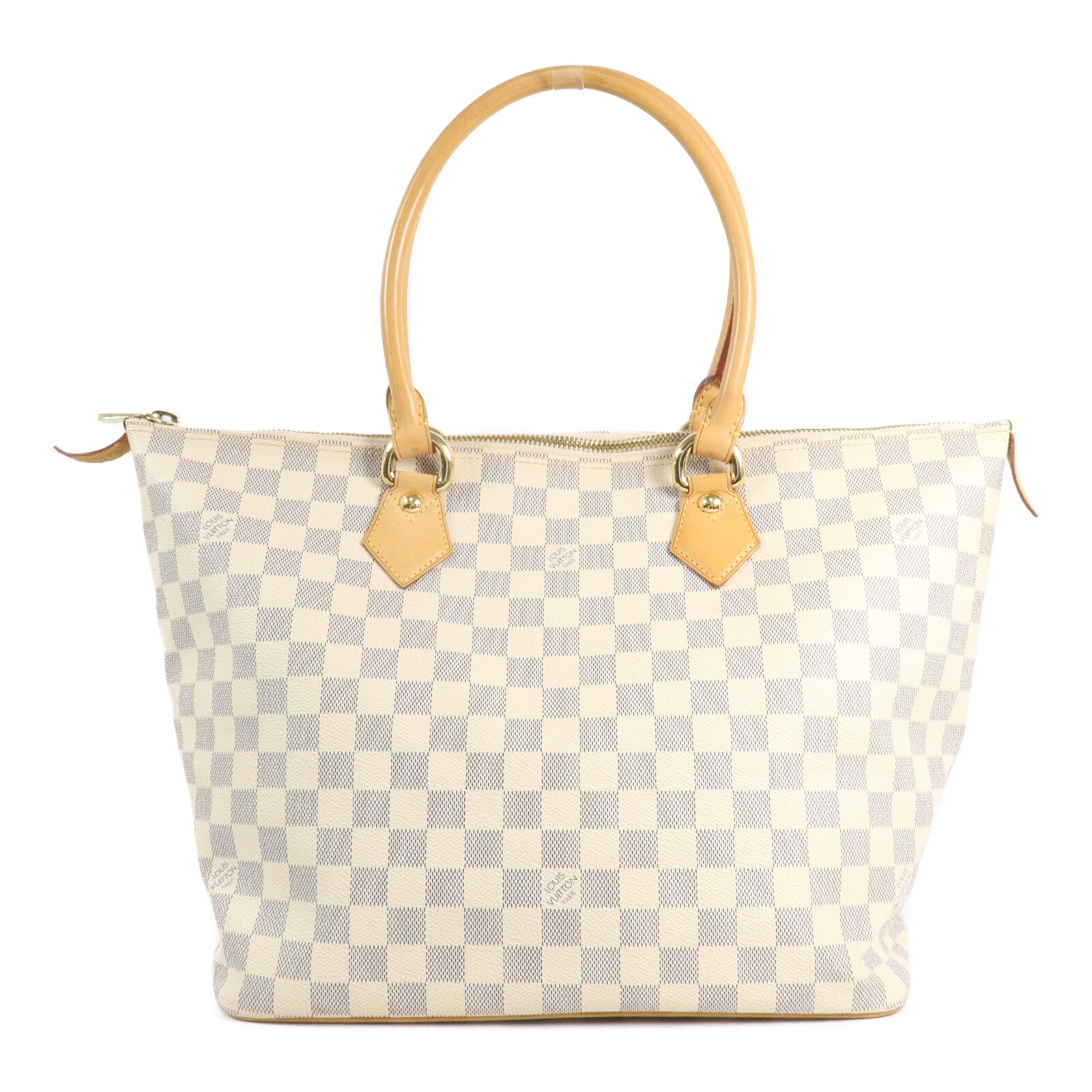 LOUIS VUITTON Damier Azur Saleya MM肩背袋/手挽袋