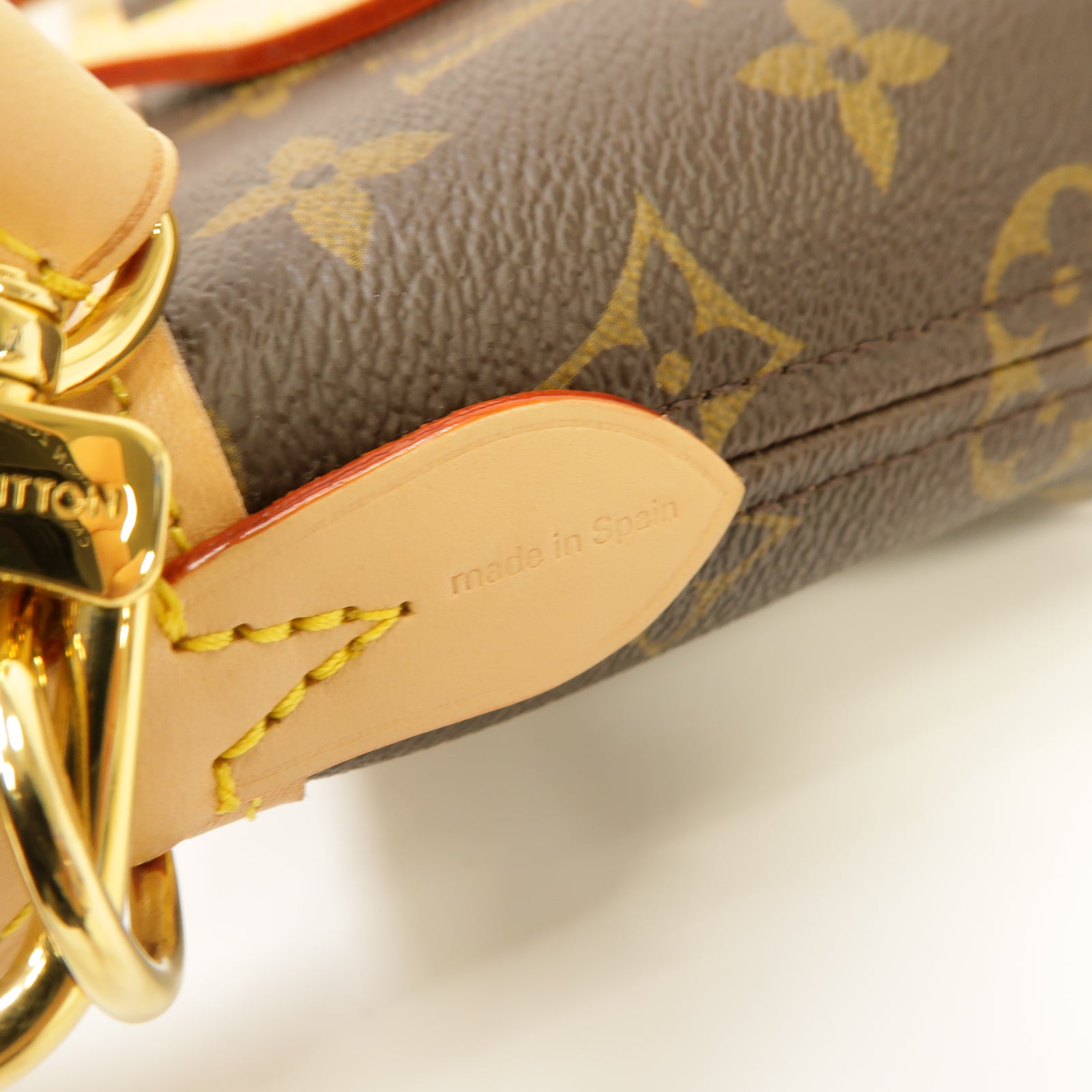 LOUIS VUITTON Monogram Neverfull BB 2 Way Shoulder Bag金扣手挽肩背兩用袋啡色