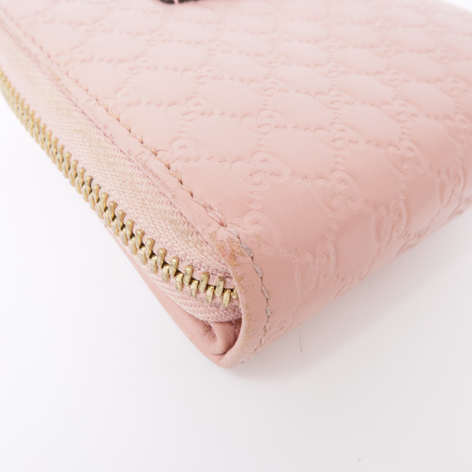 GUCCI 【激減優惠】牛皮皮革Microguccissima錢包