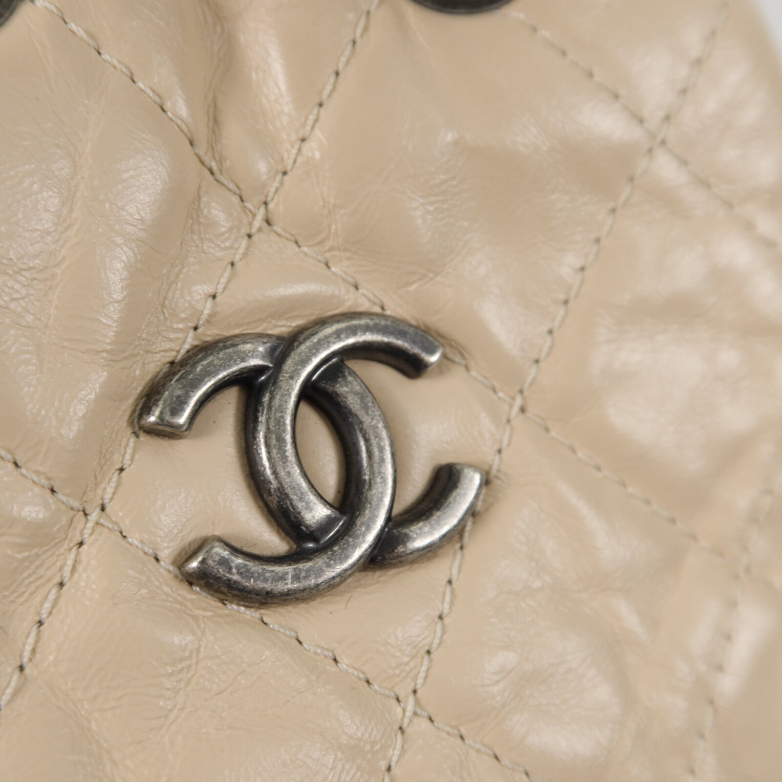 CHANEL 牛皮皮革Gabrielle BackPack鏈帶背包