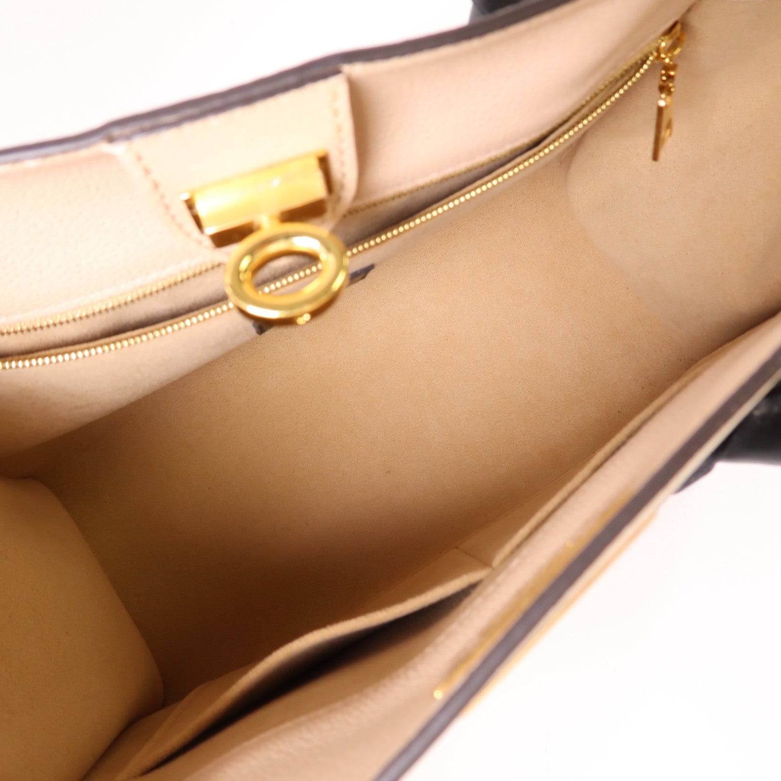 LOUIS VUITTON 牛皮皮革On My Side MM金扣手挽肩背兩用袋
