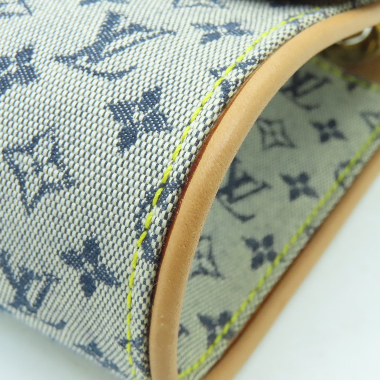 LOUIS VUITTON 【激減優惠】Monogram Mini Camille金扣鏈帶肩背袋藍色