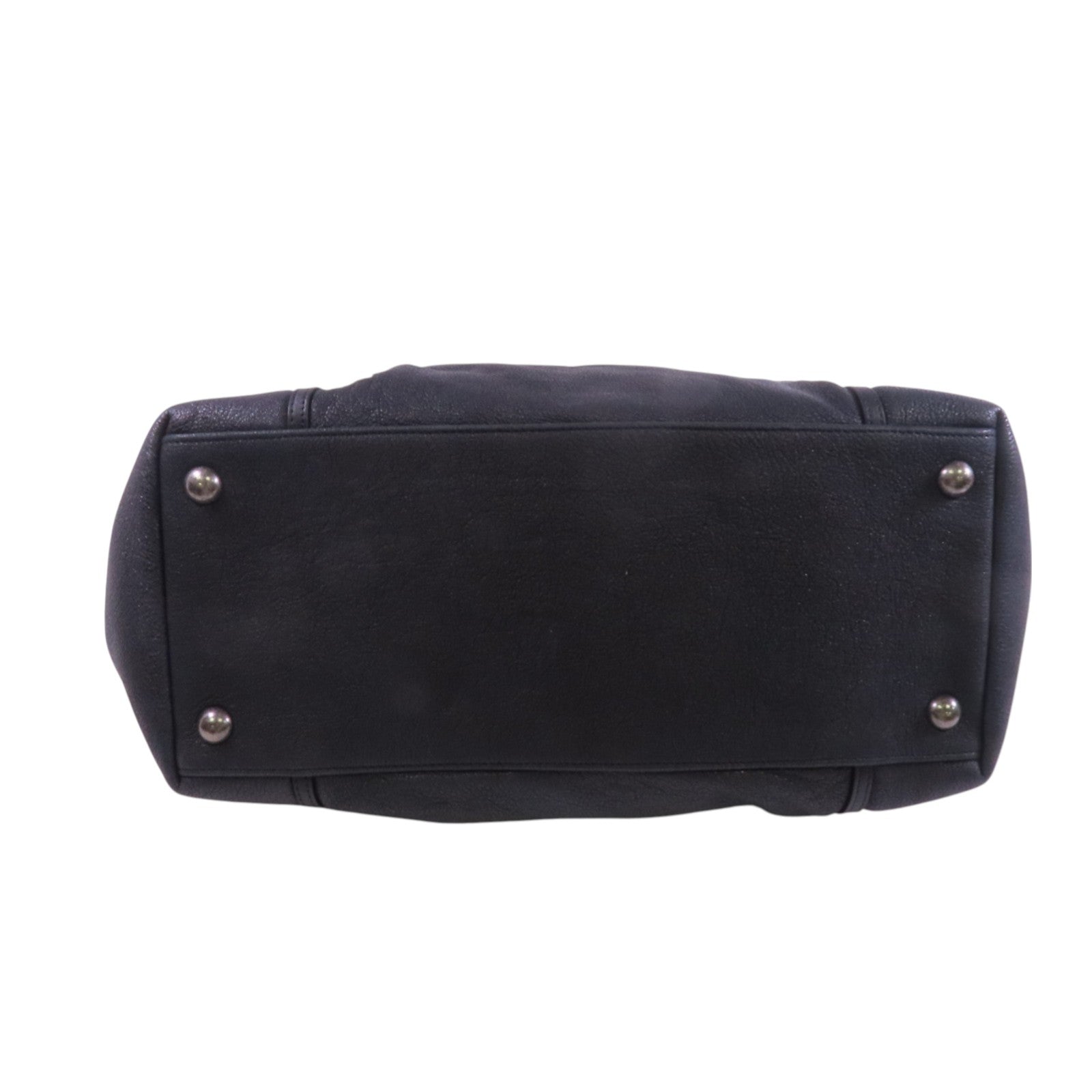 CHANEL 牛皮皮革Shoulder Bag銀扣肩背袋