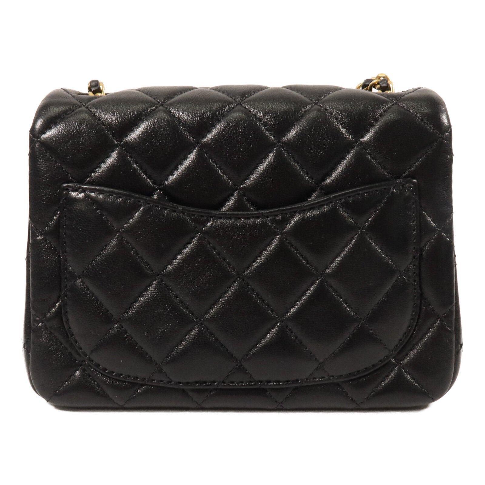 CHANEL 羊皮皮革Mini Classic Flap Bag鏈帶肩背袋