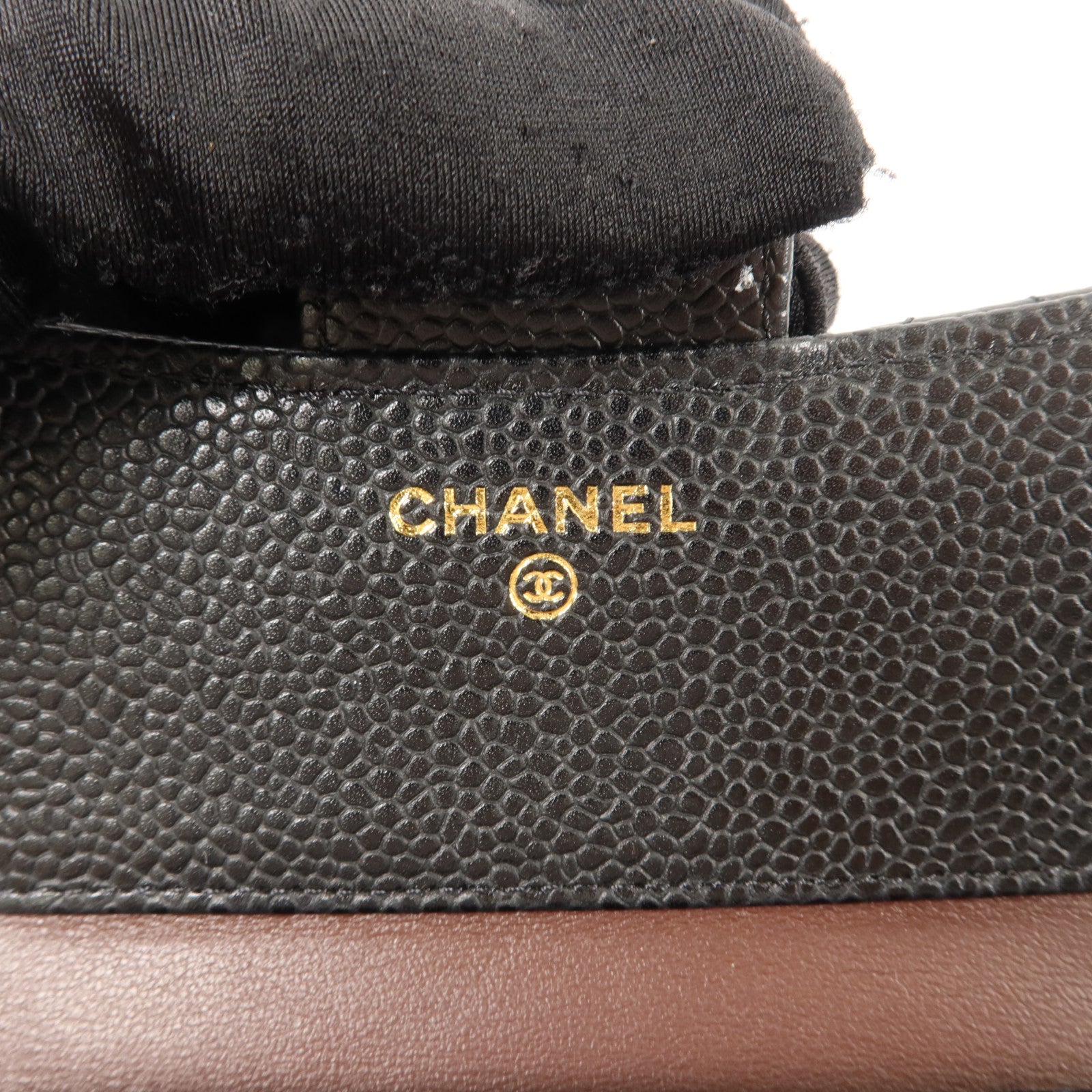 CHANEL 牛皮皮革Classic Small Flap Wallet金扣錢包