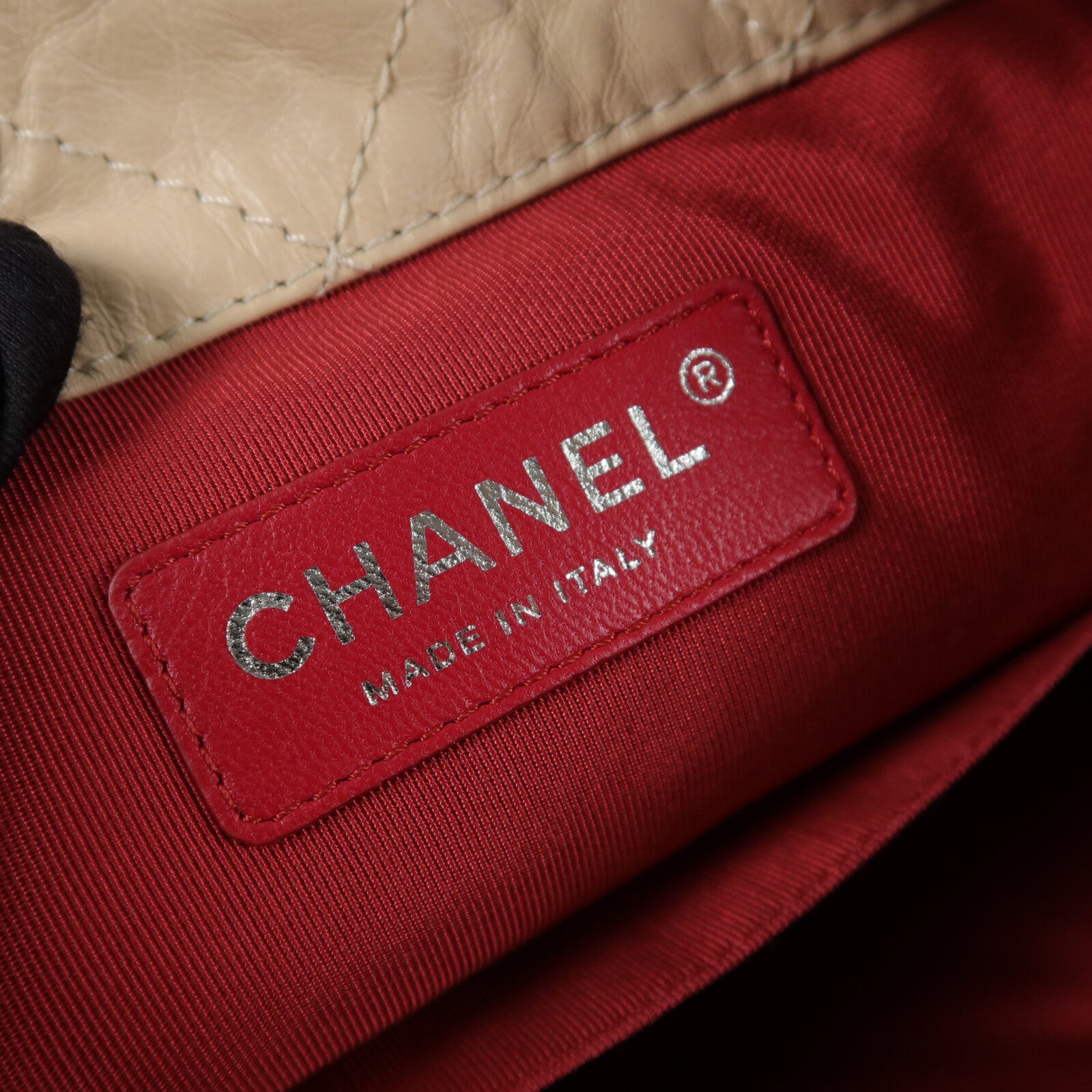 CHANEL 牛皮皮革Gabrielle BackPack鏈帶背包