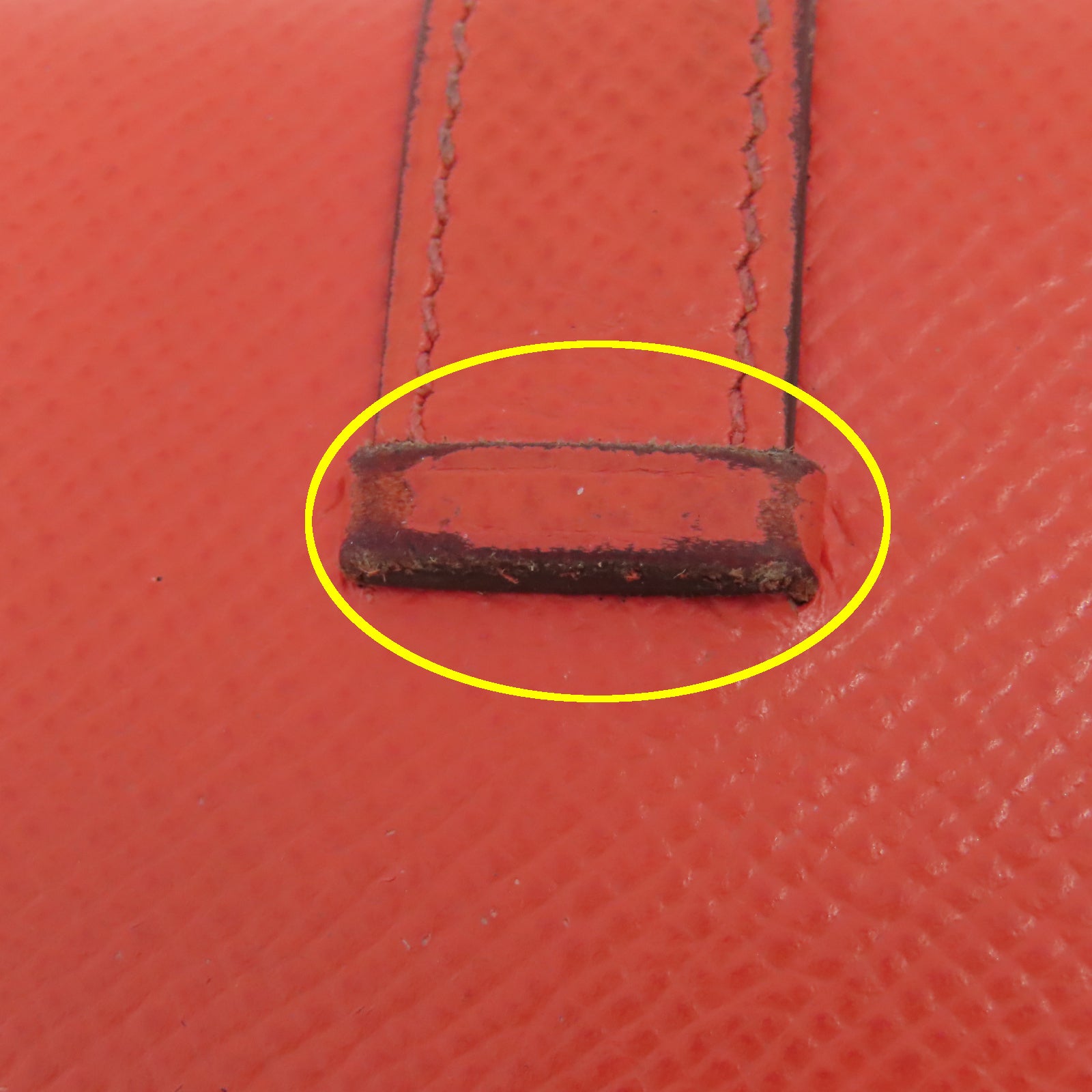 HERMES 【清倉大減價】Veau Epsom皮革Bearn Wallet金扣長錢包橙色