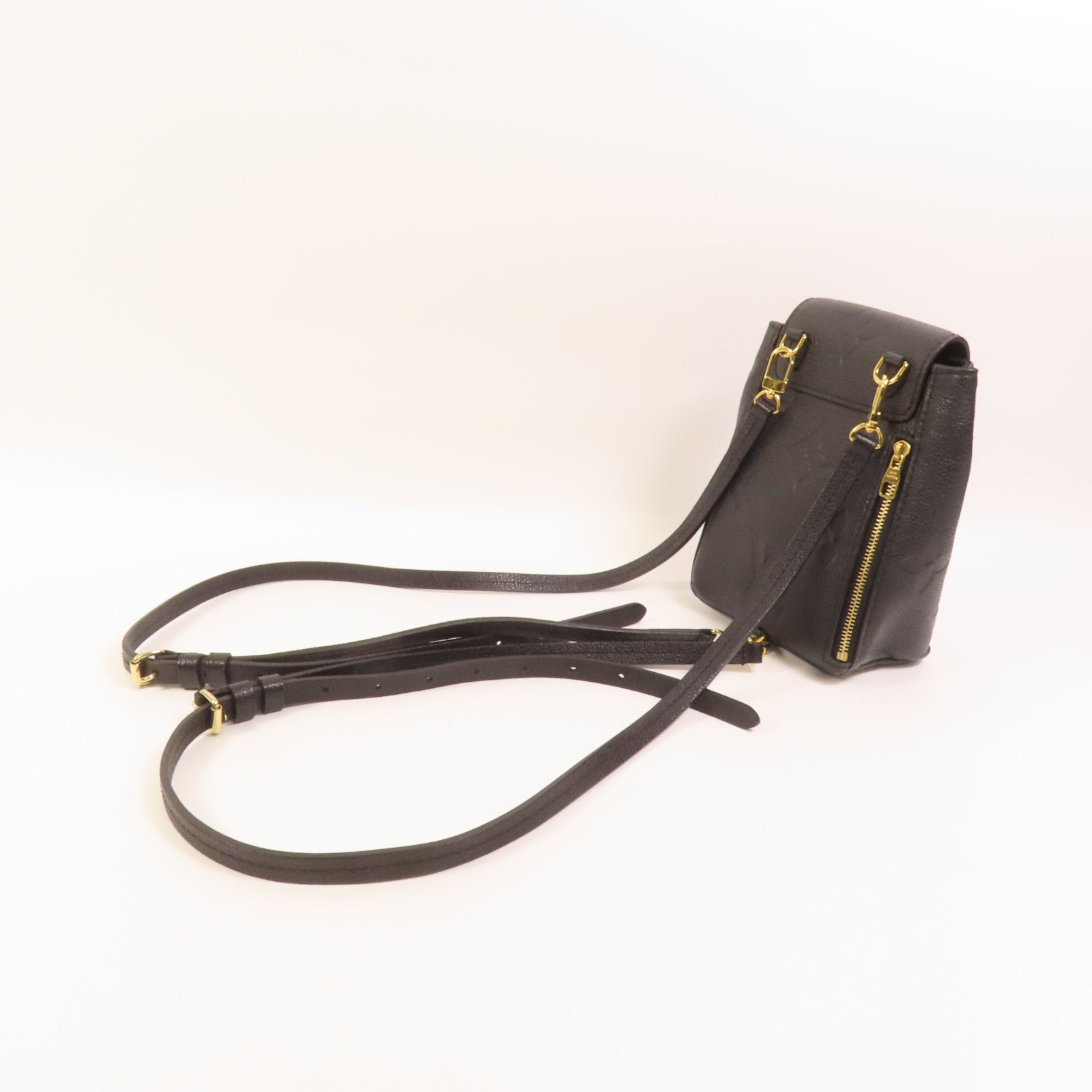 LOUIS VUITTON Monogram Empreinte Tiny Backpack金扣背包