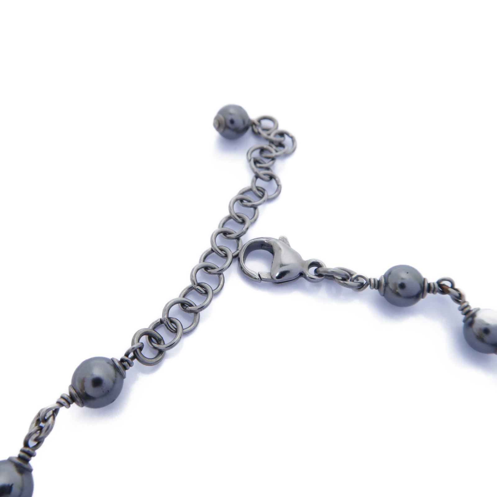 CHANEL PVC/金屬Necklace項鍊藍色