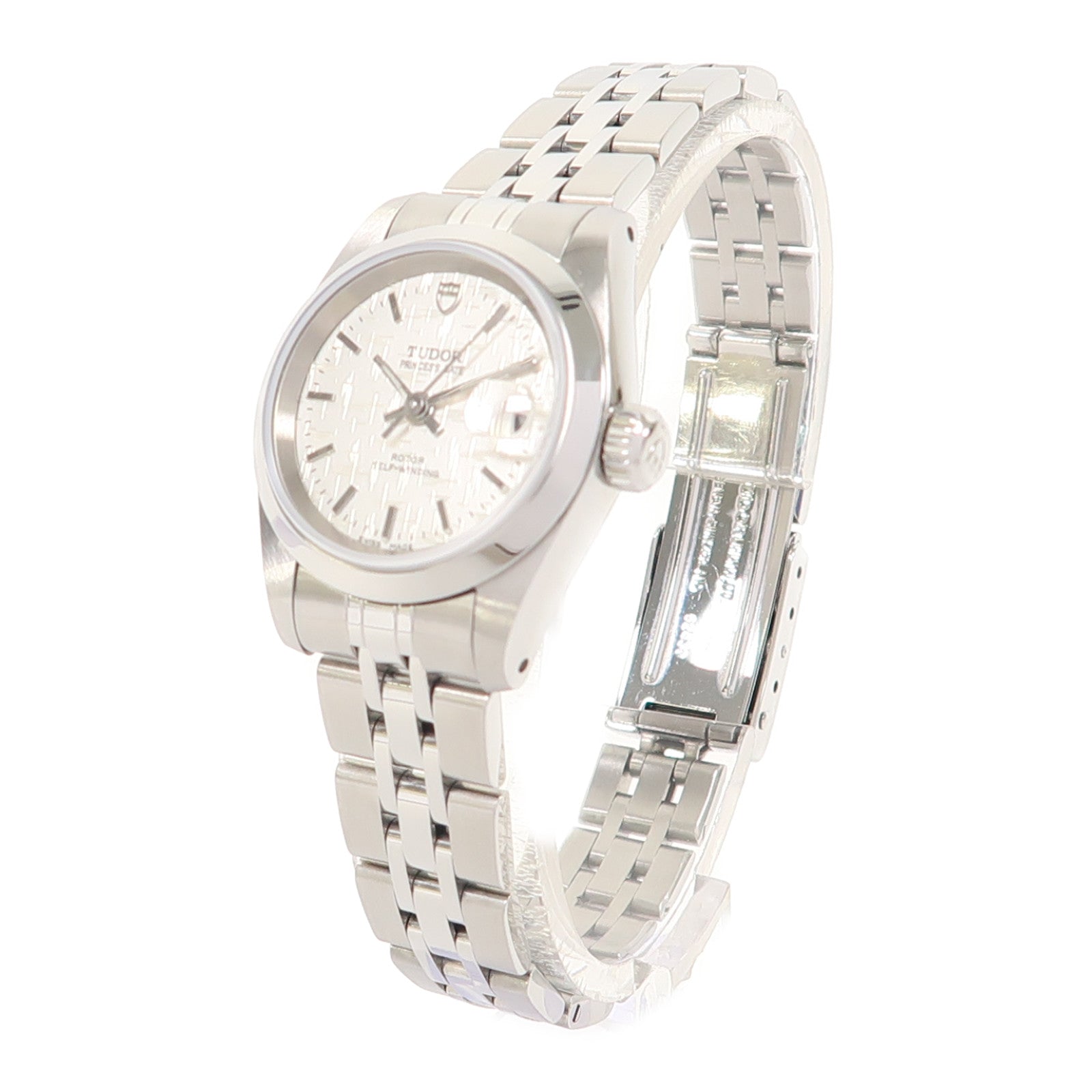 TUDOR Princess Date 25mm不鏽鋼手錶自動機芯銀色