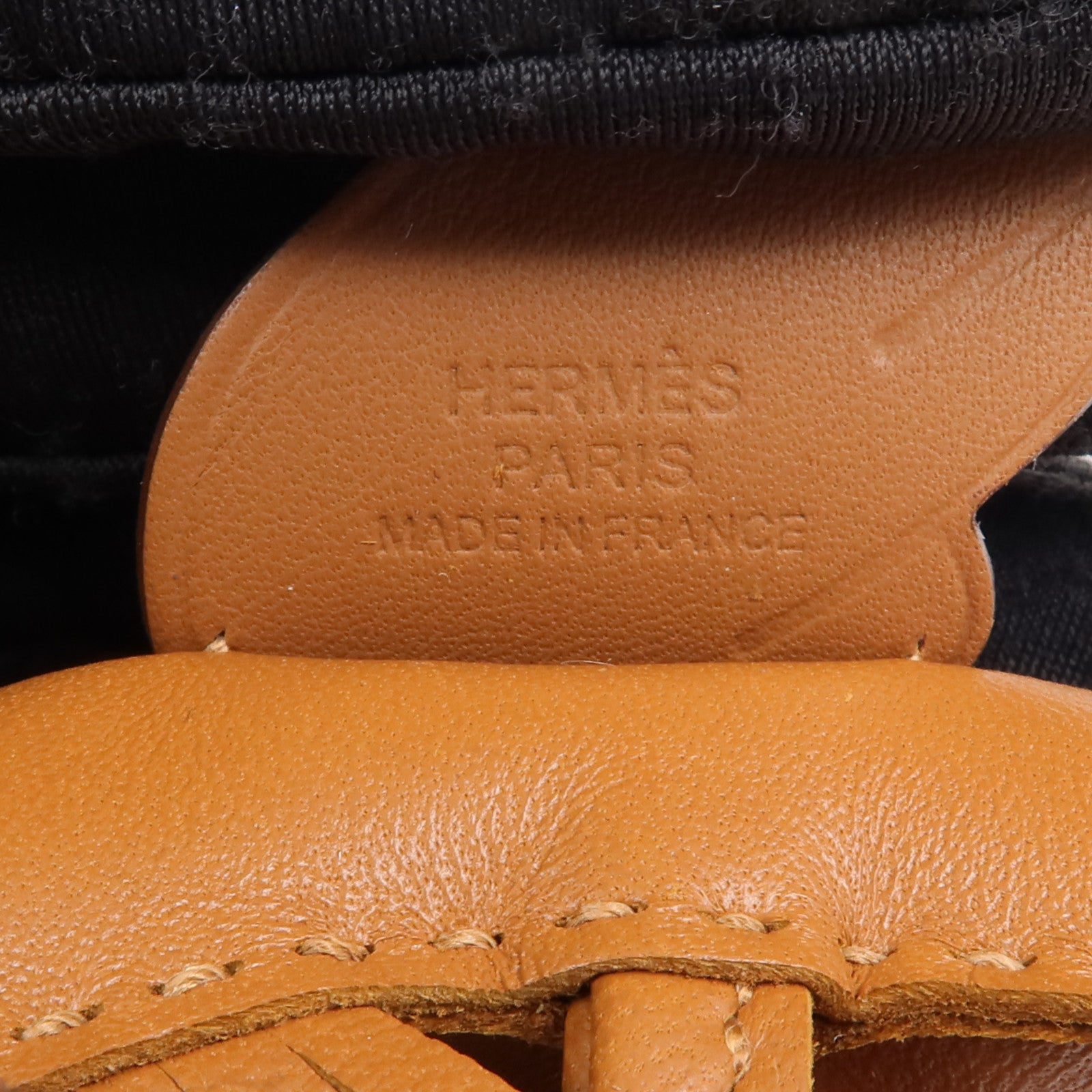 HERMES Milo/Swift皮革Rodeo Pegase PM掛飾Gold