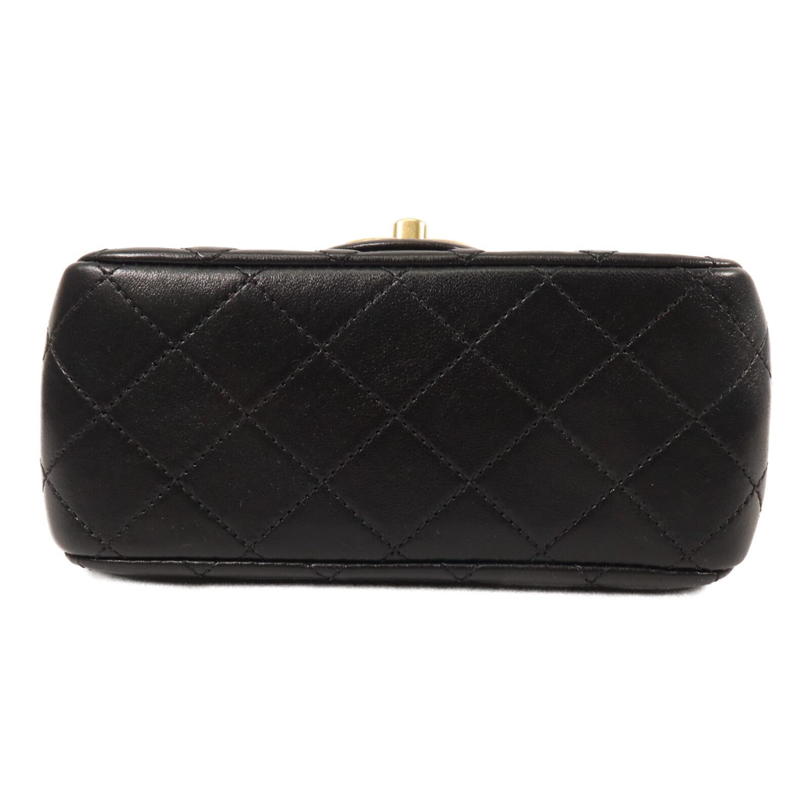 CHANEL 羊皮皮革Mini Classic Flap Bag鏈帶肩背袋