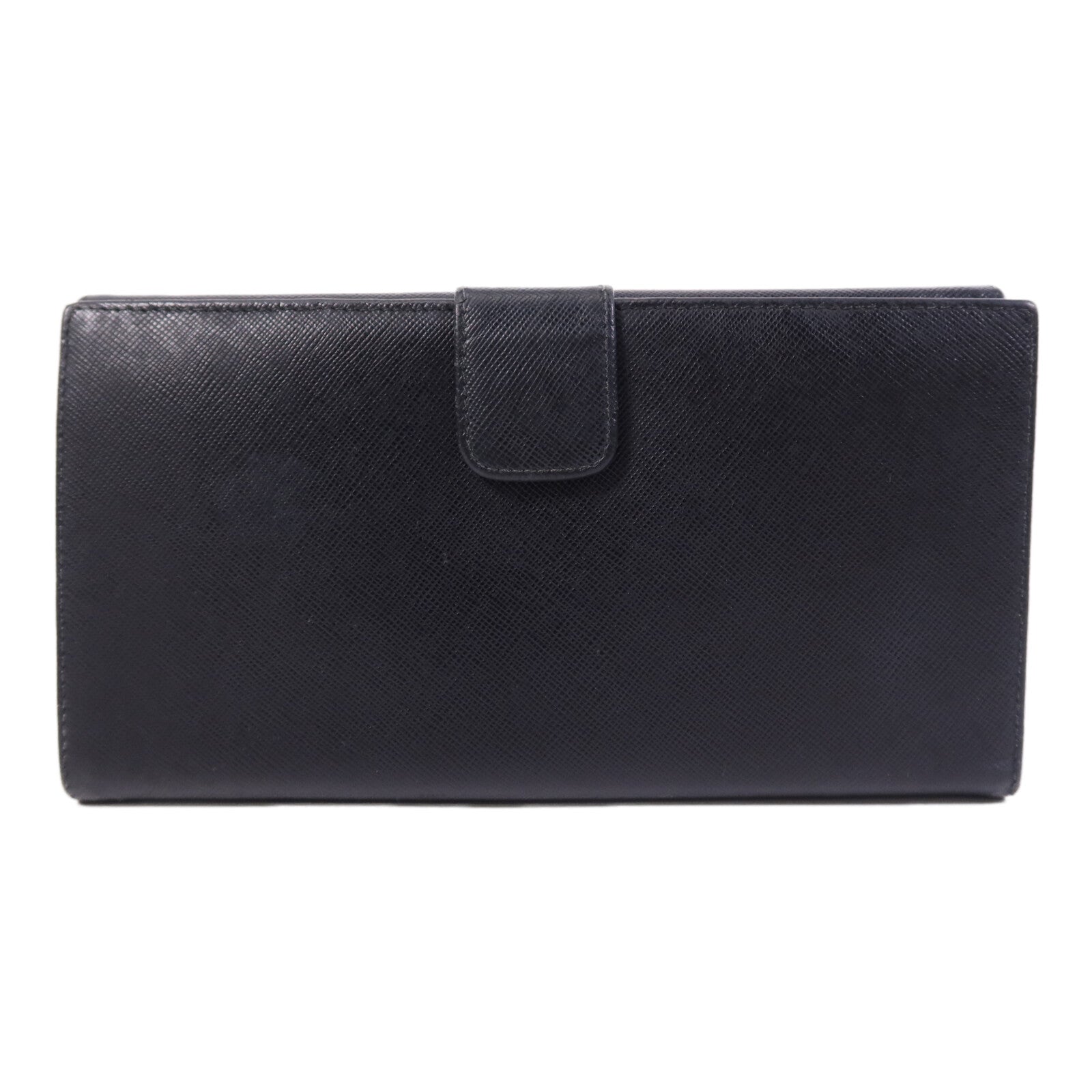 PRADA 【激減優惠】牛皮皮革Long wallet金扣長錢包